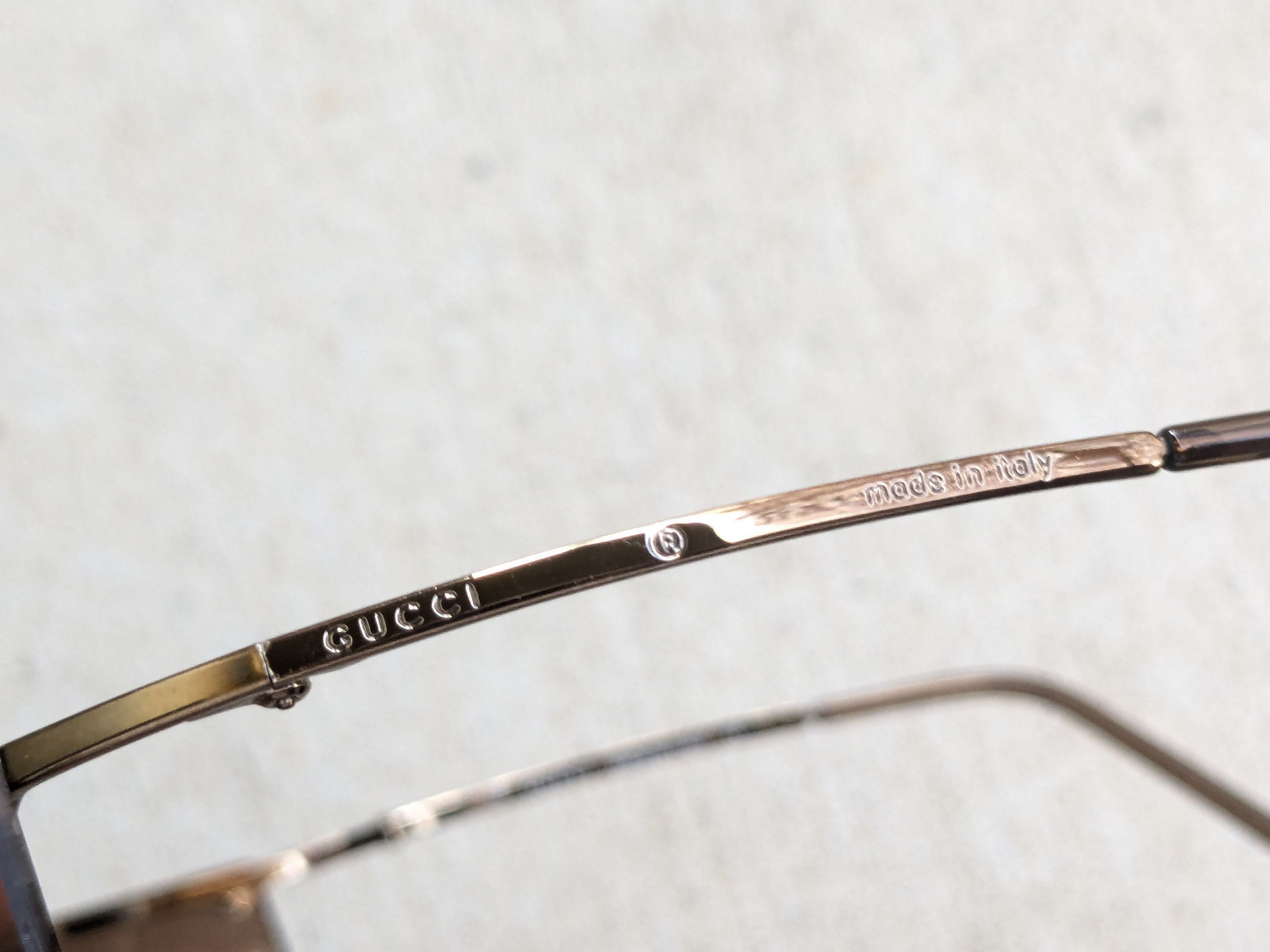 Gucci Gucci Sunglasses GG2652/S Brown Gold Y2K Frameless Size ONE SIZE - 3 Thumbnail
