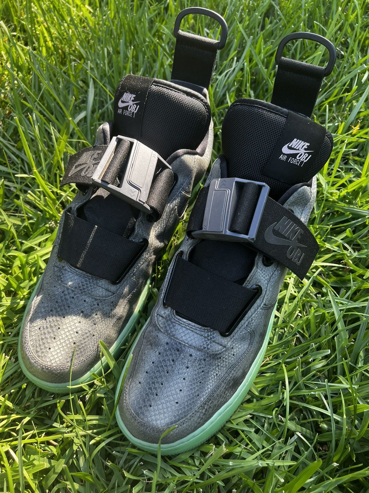 Nike CLEAN Nike AF1 size 14 OBJ Utility Air Force 1 Grey Glow Size US 14 / EU 47 - 3 Thumbnail