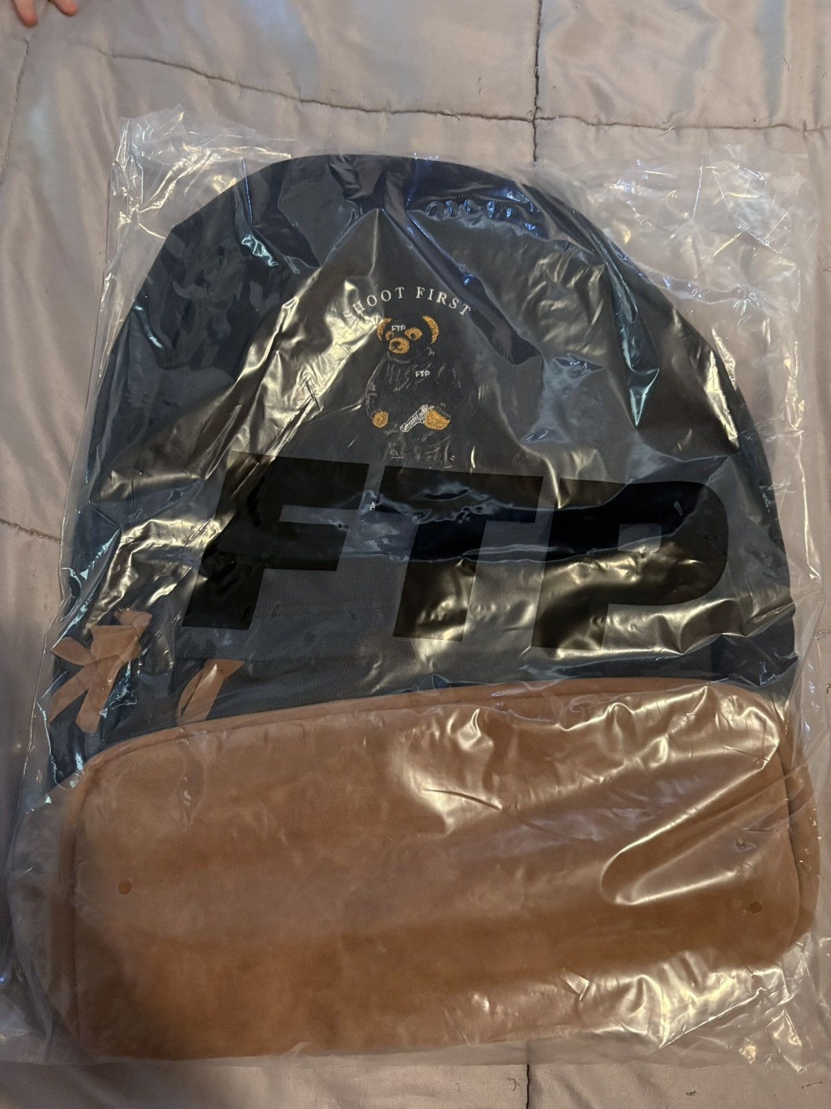 Fuck The Population FTP Shoot First Ask Later Backpack Size ONE SIZE - 3 Thumbnail