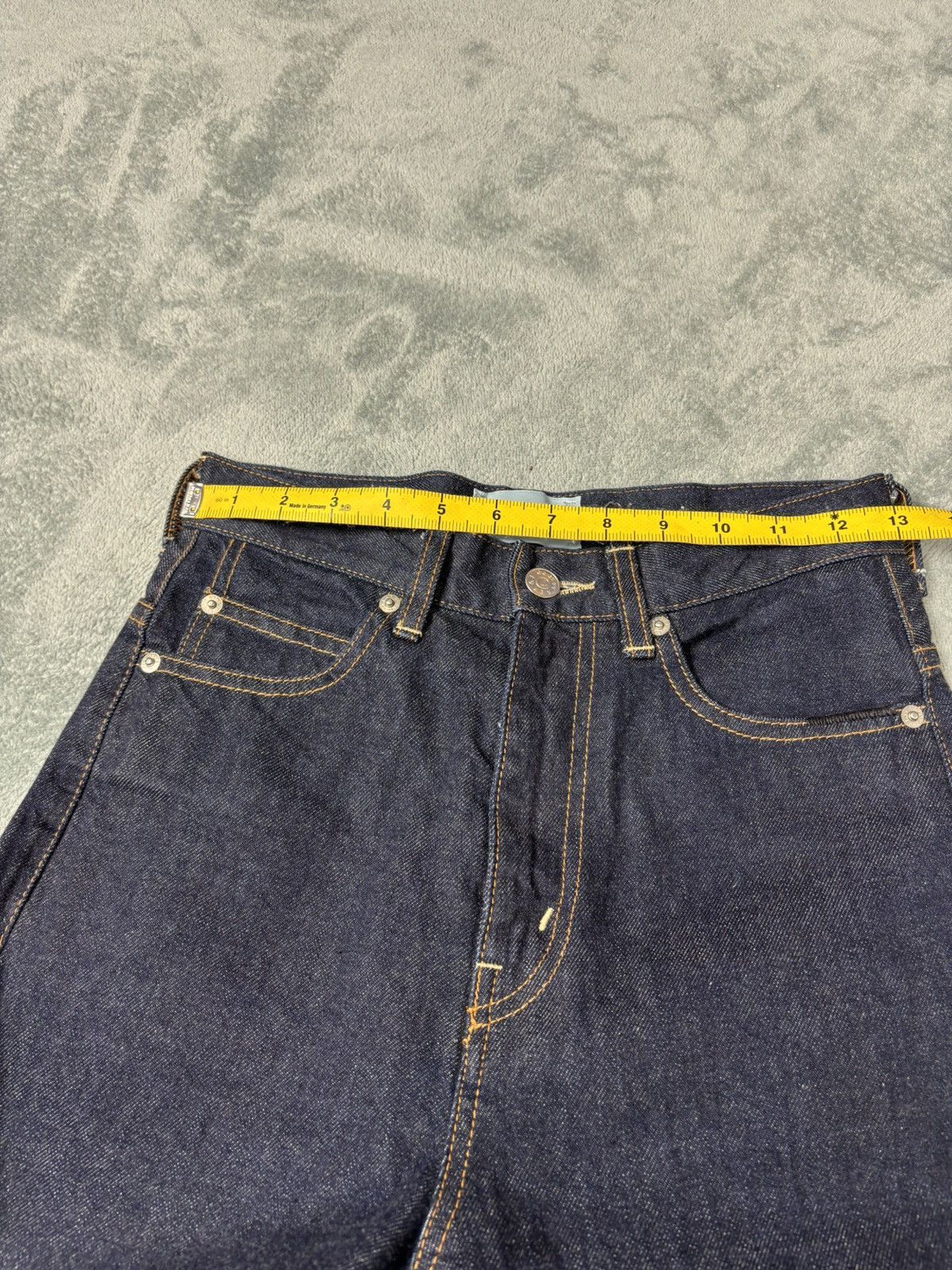 Le Grande Bleu (L.G.B.) Serge de bleu Stud Denim. S0307 Size 26" / US 2 / IT 38 - 9 Thumbnail