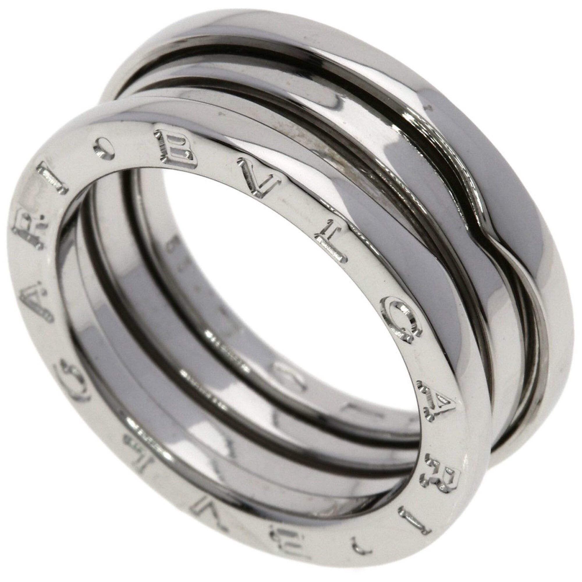 Bvlgari BVLGARI B-zero1 2-band ring #53, 18K white gold, women's. Size ONE SIZE - 1 Thumbnail