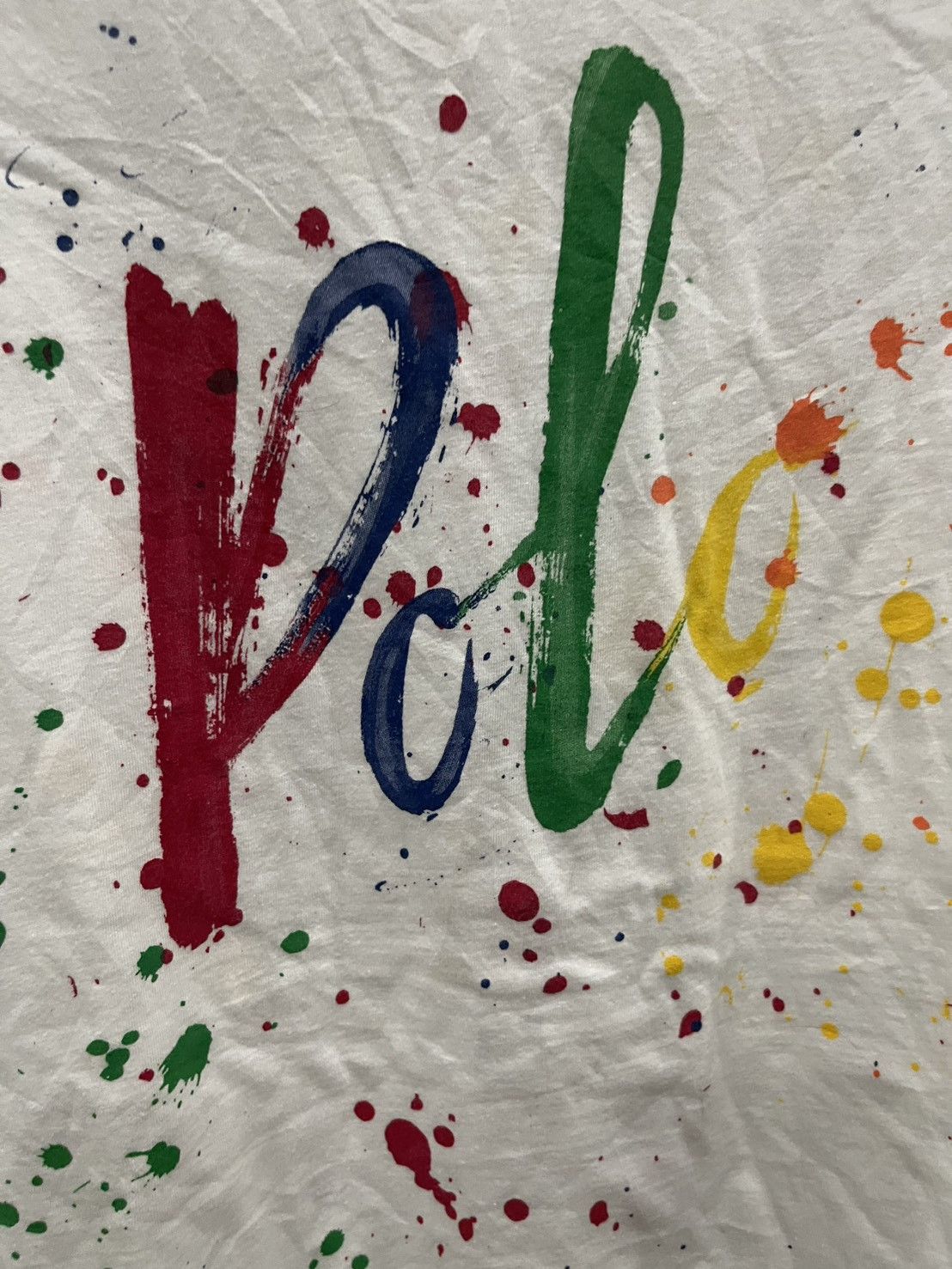 Polo Ralph Lauren Polo Ralph Lauren " Paint Splatter" Rainbow Size US XXL / EU 58 / 5 - 2 Thumbnail