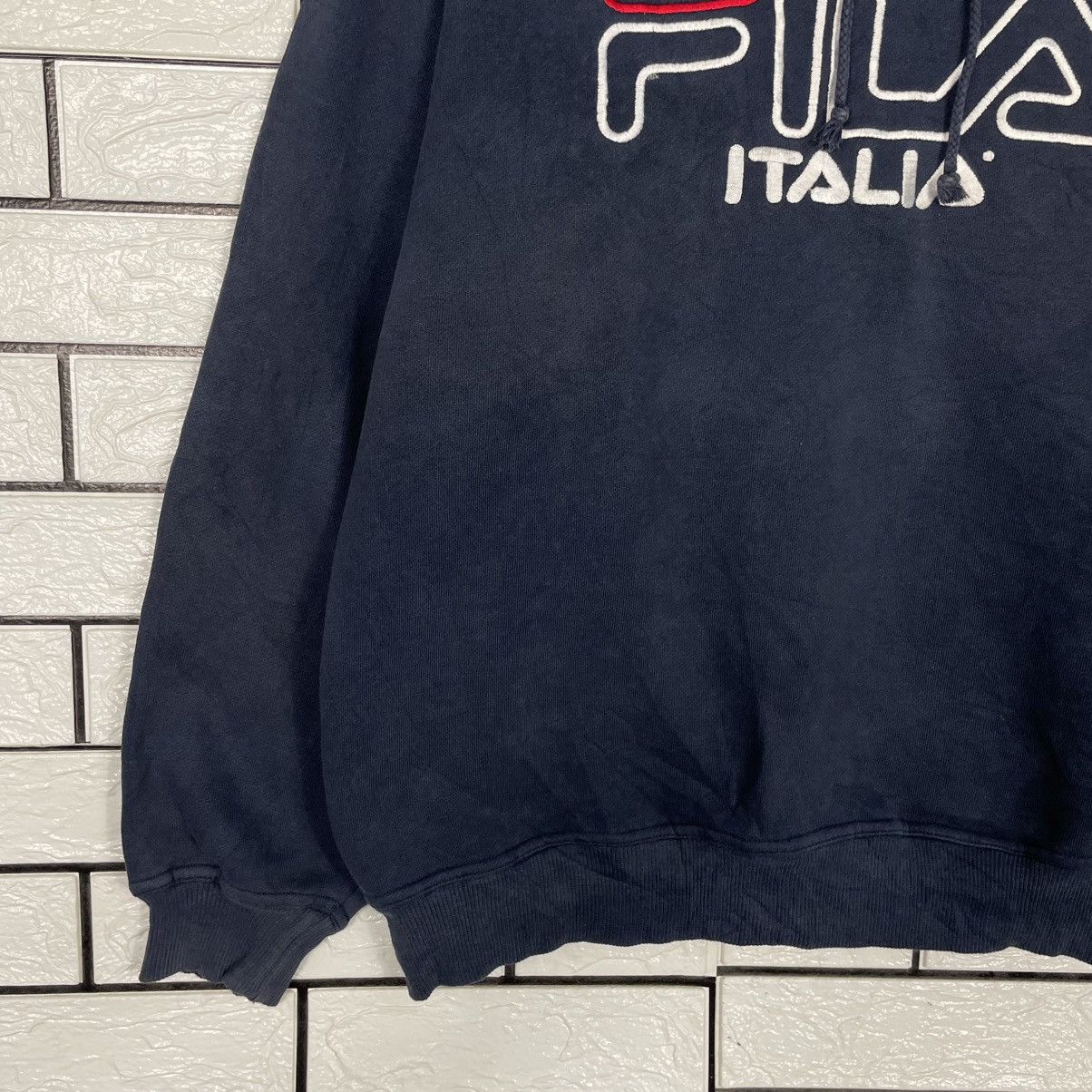 Fila Vintage Fila Italia Big Logo Hoodie Size US L / EU 52-54 / 3 - 3 Thumbnail