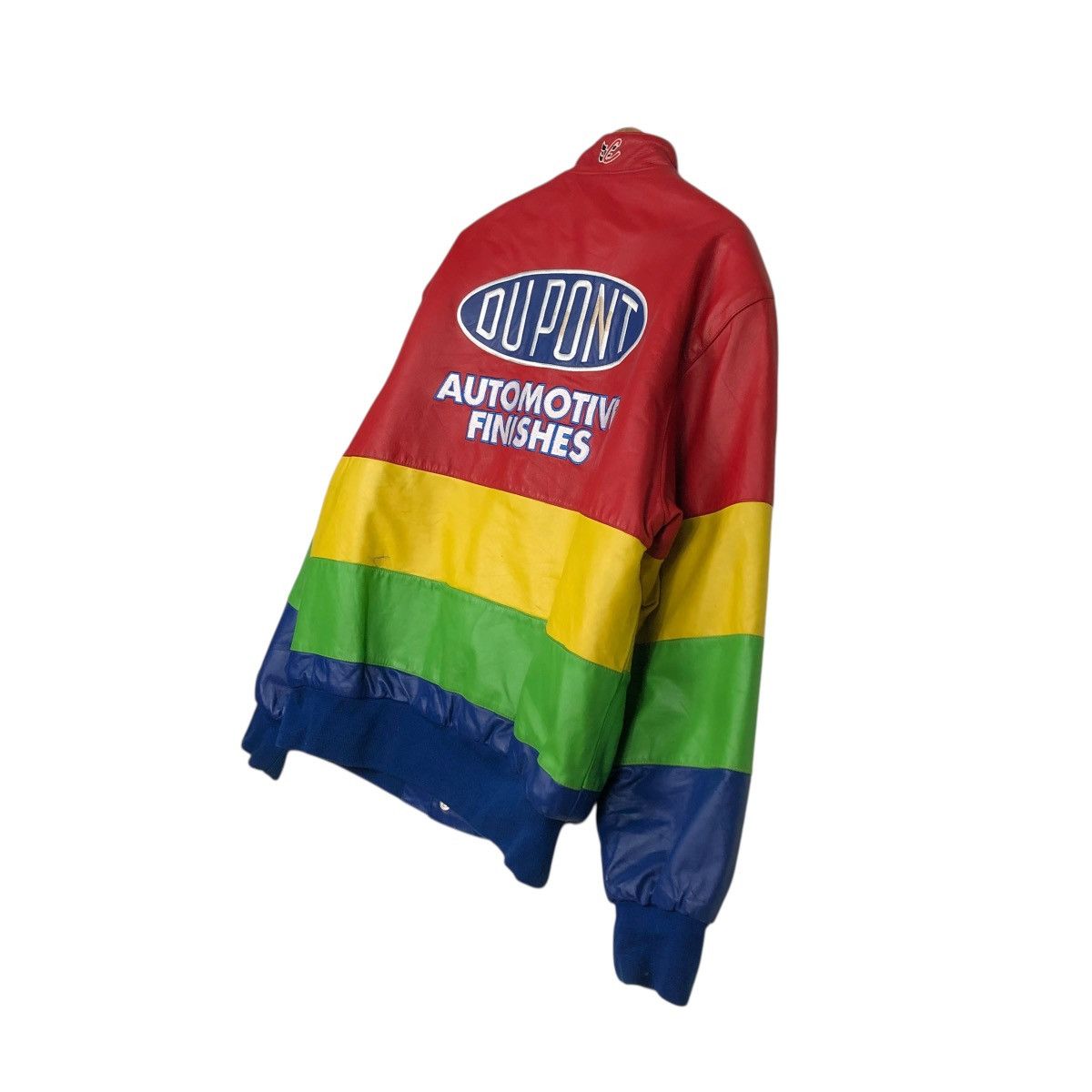 Jimi Hendrix 🔥VINTAGE GENUINE LEATHER JACKET BOMBER DUPONT HENDRIK USA Size US L / EU 52-54 / 3 - 12 Thumbnail