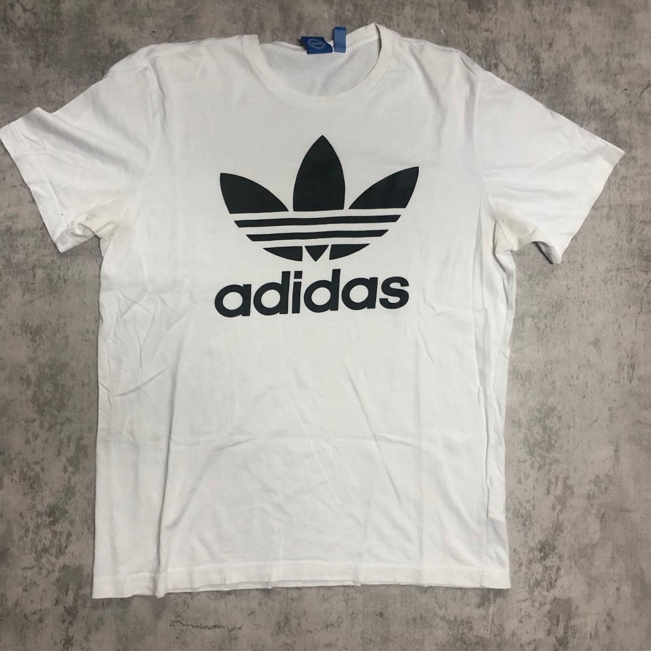 Other Adidas white and black T-shirt #adidas Size US L / EU 52-54 / 3 - 1 Thumbnail
