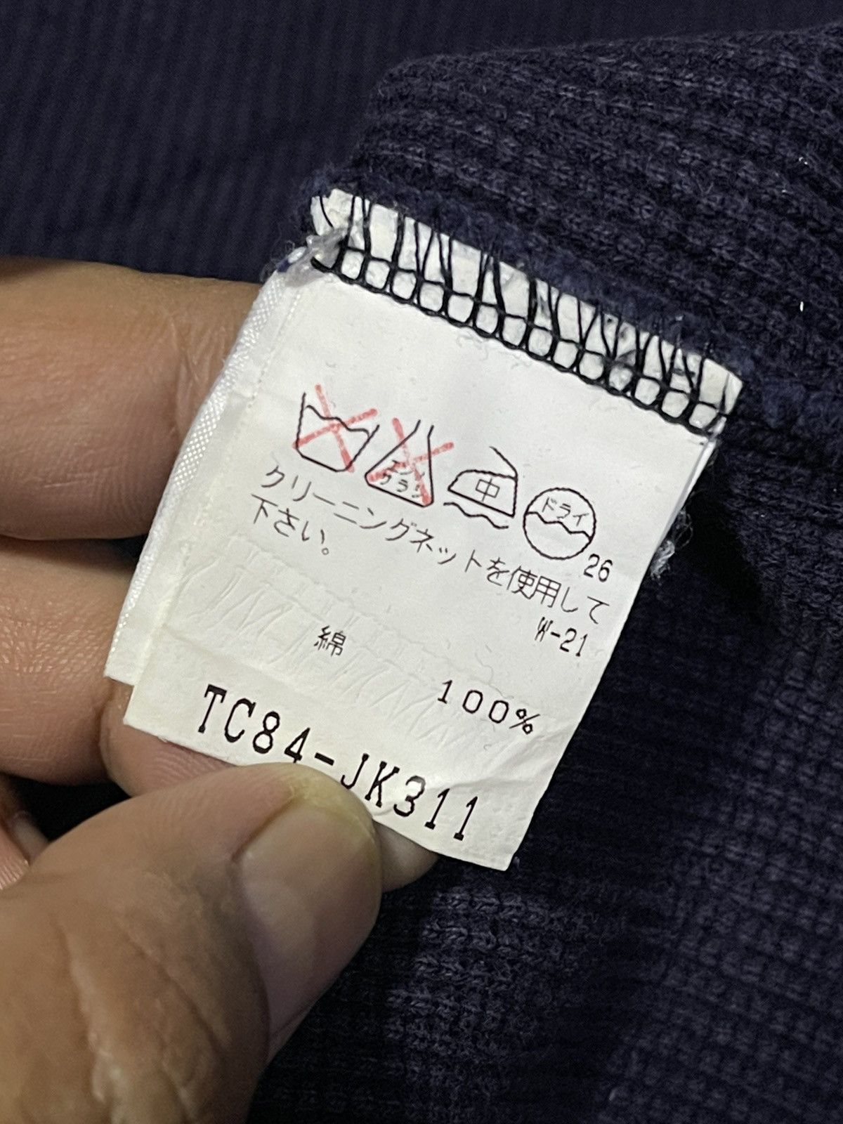 Issey Miyake × Tsumori Chisato Tsumori Chisato Waffle Knit Long Sleeve Shirts Size US M / EU 48-50 / 2 - 4 Thumbnail