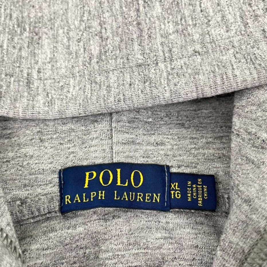 Polo Ralph Lauren Polo Ralph Lauren Jacket Mens XL Gray Fleece Full Zip Hooded Pockets Embroidered Logo Preppy Classic Designer Regular Size US XL / EU 56 / 4 - 4 Thumbnail