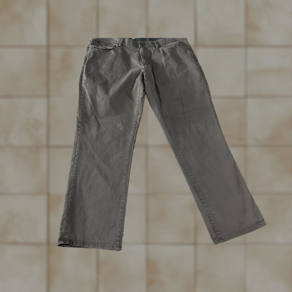 English Laundry VINTAGE English Laundry Pants Mens 40x32 Brown Stretch Chino 5 Pocket Straight Casual Size US 40 / EU 56 - 1 Thumbnail