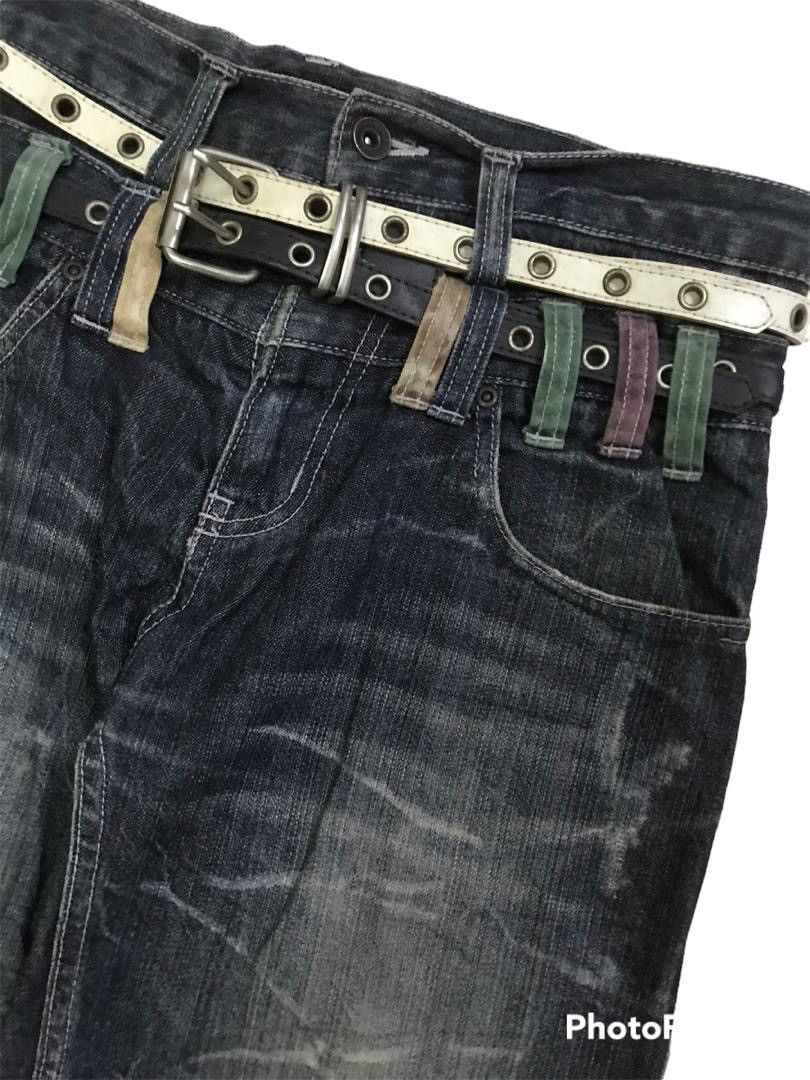 Tornado Mart 💥Avant-Garde Nylaus Design Double Waist Size US 33 - 5 Thumbnail