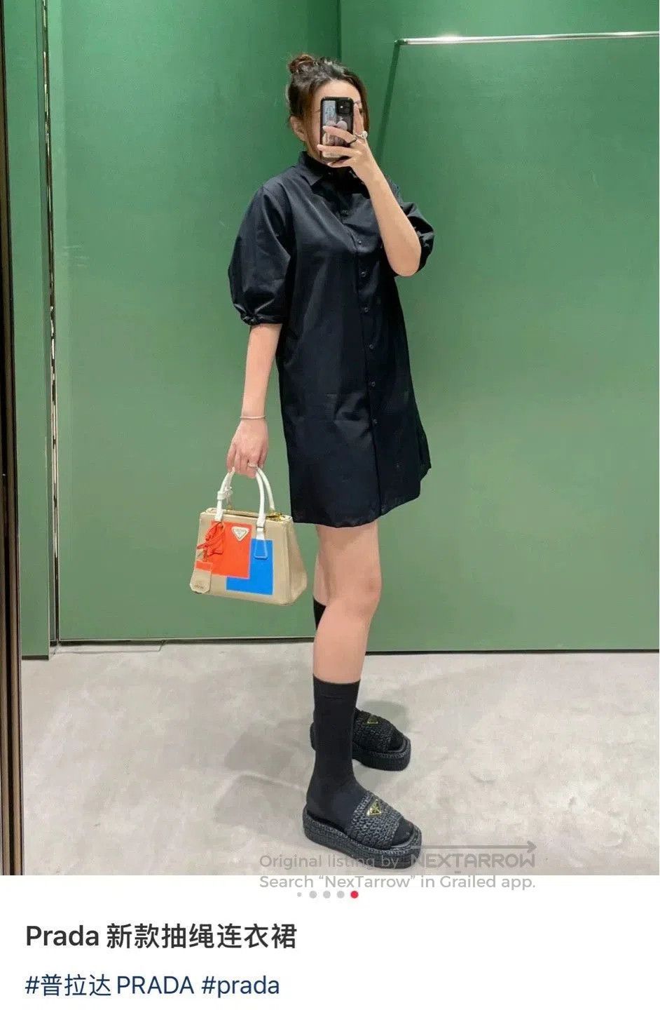 Prada prada black re. Size US M / EU 48-50 / 2 - 8 Thumbnail