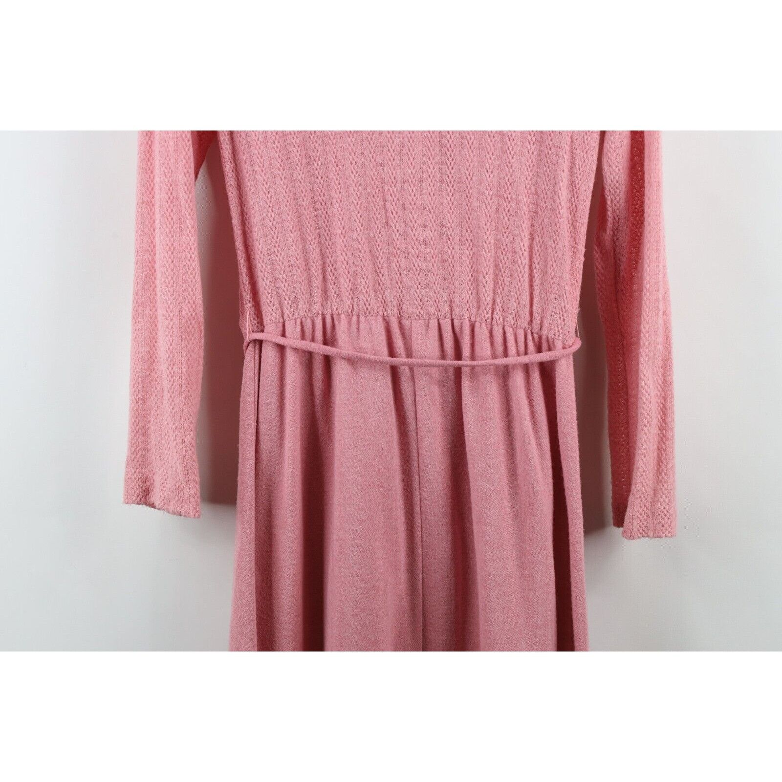 Vintage Vintage 70s Streetwear Distressed Crochet Knit Dress Size XXL / US 16-18 / IT 52-54 - 15 Thumbnail