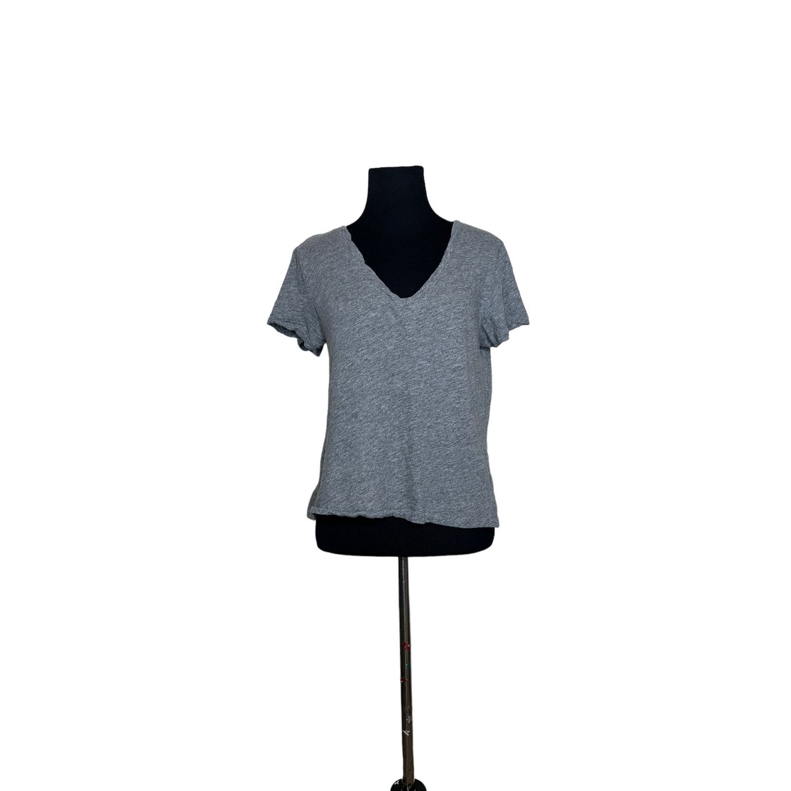 Madewell Madewell gray v neck casual short sleeves tee size XS Size XS / US 0-2 / IT 36-38 - 6 Thumbnail