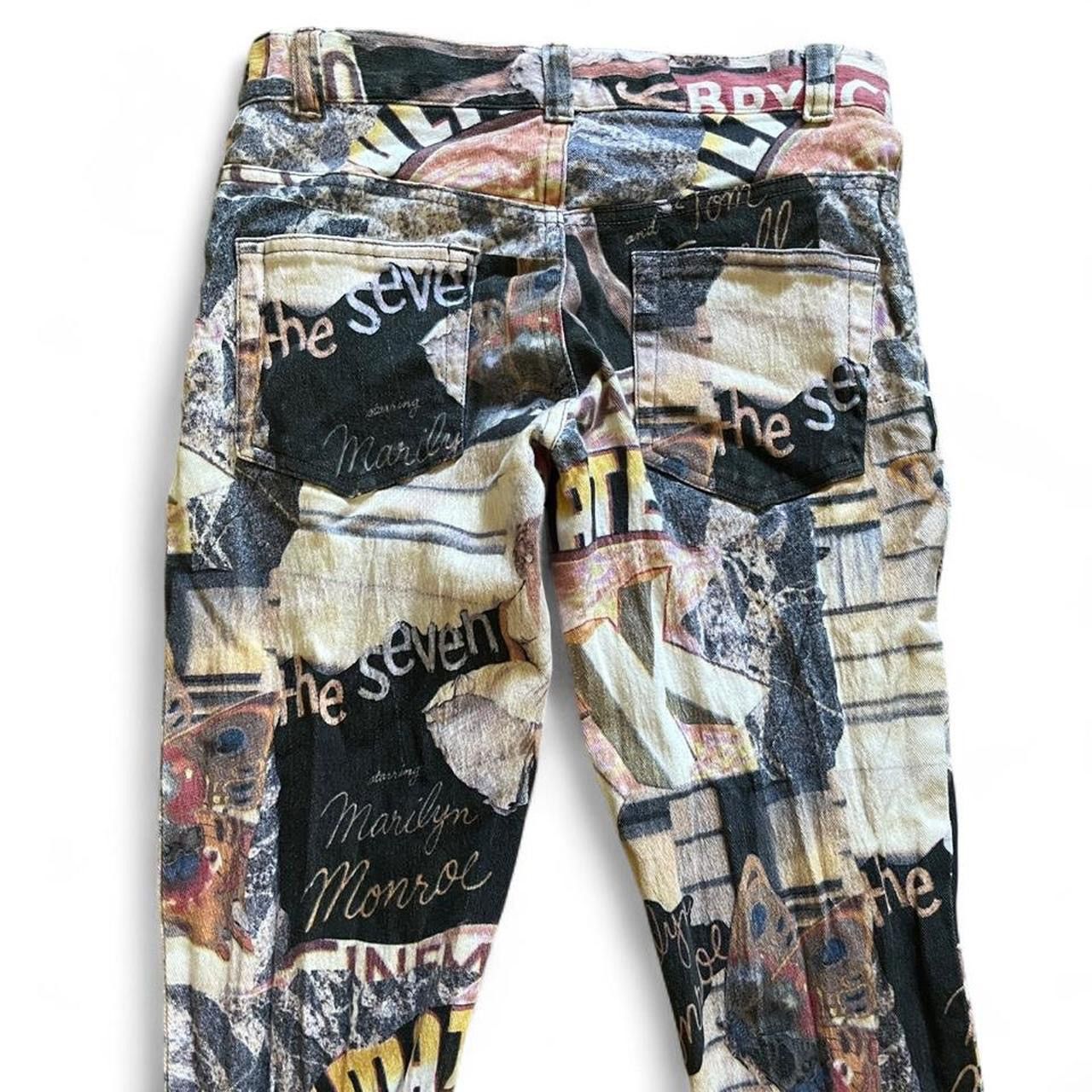 Nicole Miller VINTAGE • NICOLE MILLER MARILYN LOW RISE SKINNY FLARE JEANS Size 25" / US 0 / IT 36 - 8 Thumbnail