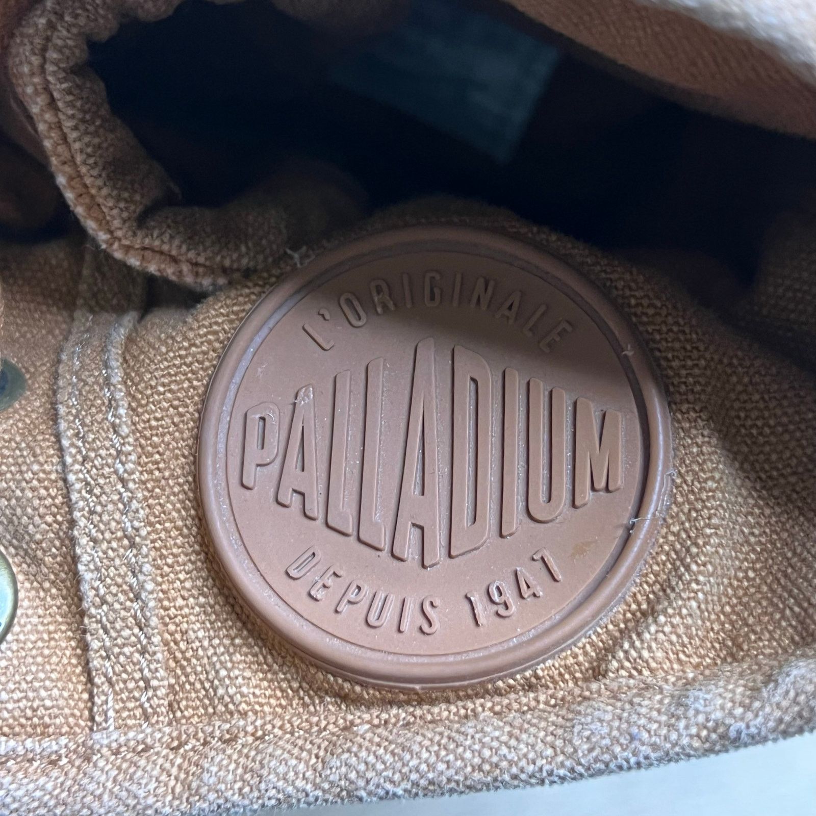 Palladium Palladium Pampa Hi Canvas Boots Brown Lace Up Military 7.5 Size US 7.5 / EU 40-41 - 13 Thumbnail