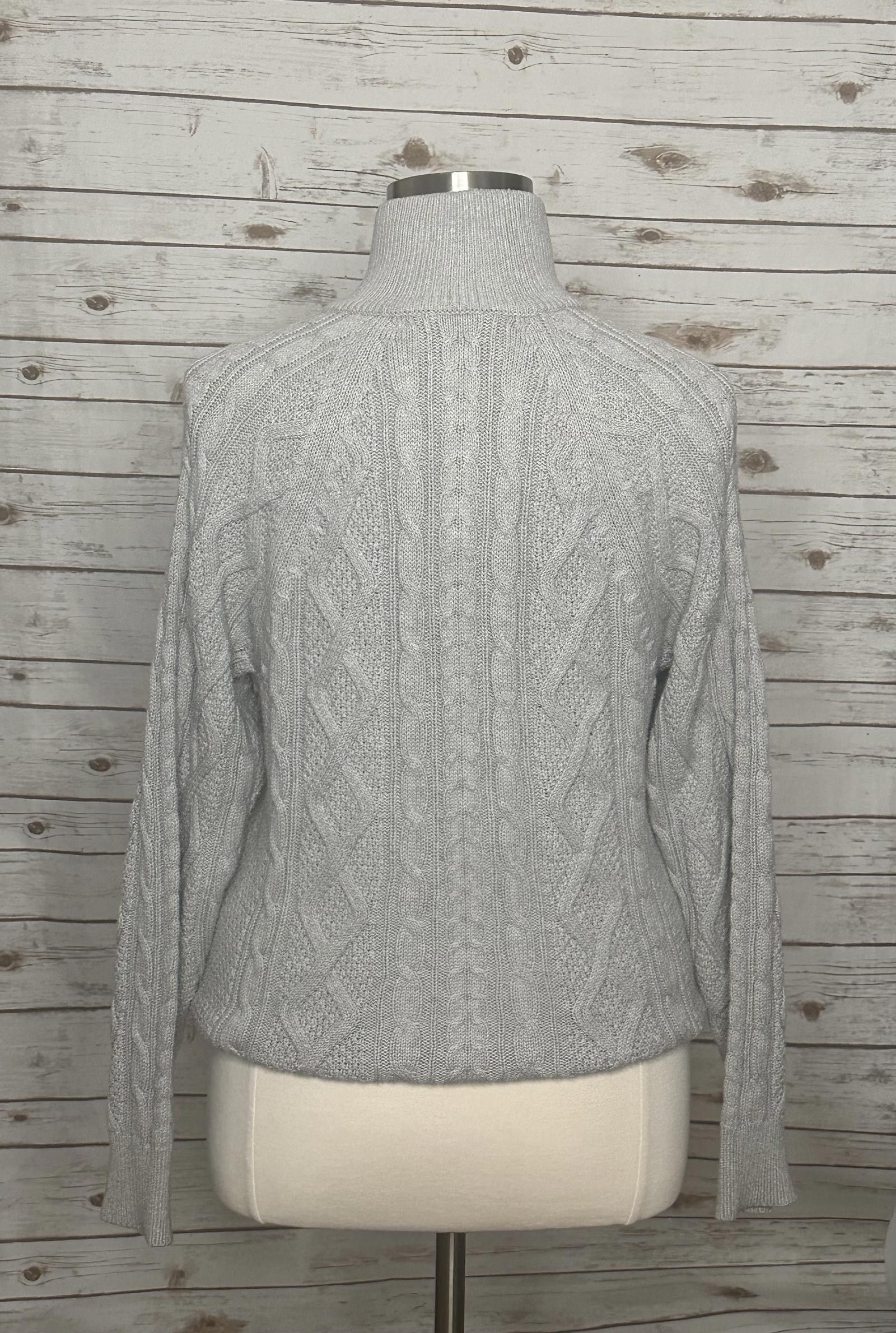 BKE BKE gray 1/4 zip cable knit sweater Size Large Size US L / EU 52-54 / 3 - 4 Thumbnail
