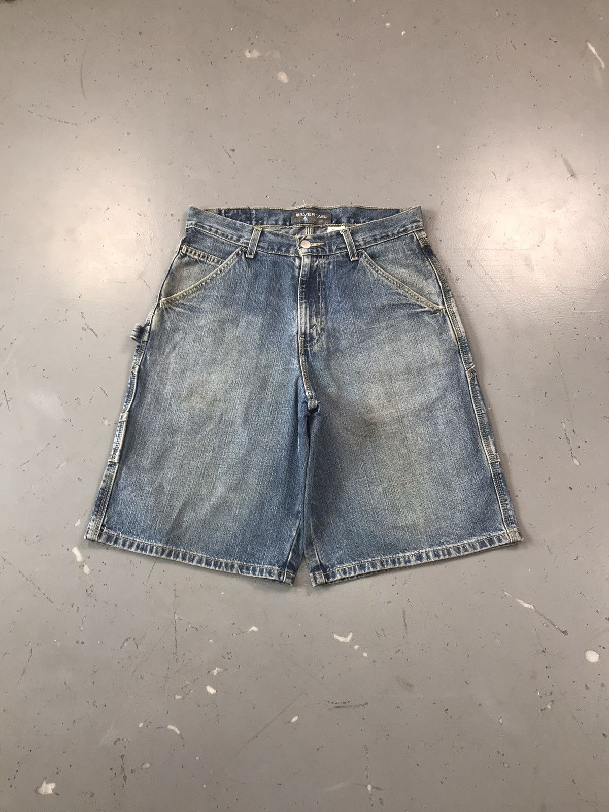 Levi's Vintage Levi’s Strauss & co silver tab carpenter denim short Size US 32 / EU 48 - 1 Thumbnail