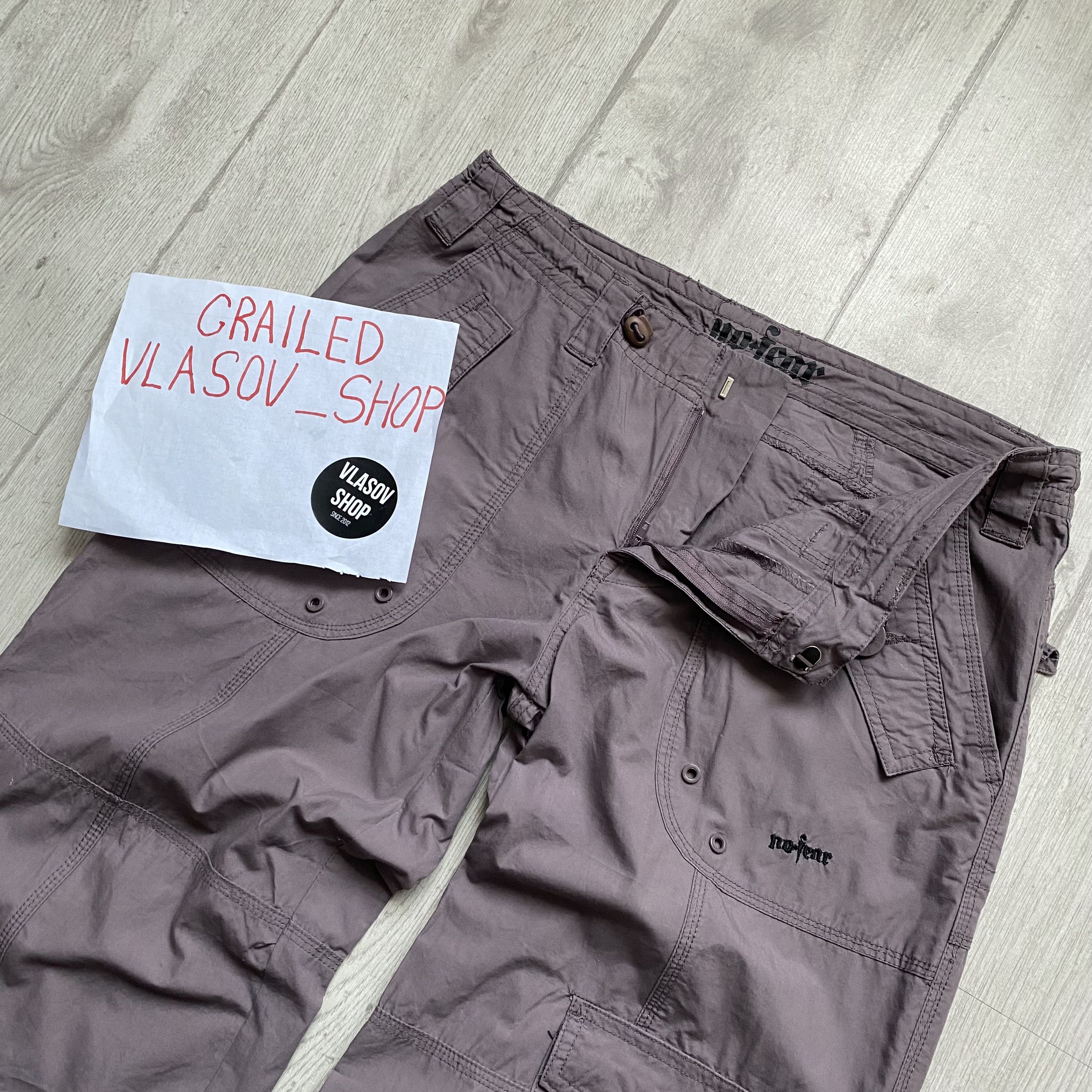 Ed Hardy MAHARISHI Style 90s Vintage Y2K cargo parachute baggy pants Size 32" / US 10 / IT 46 - 6 Thumbnail