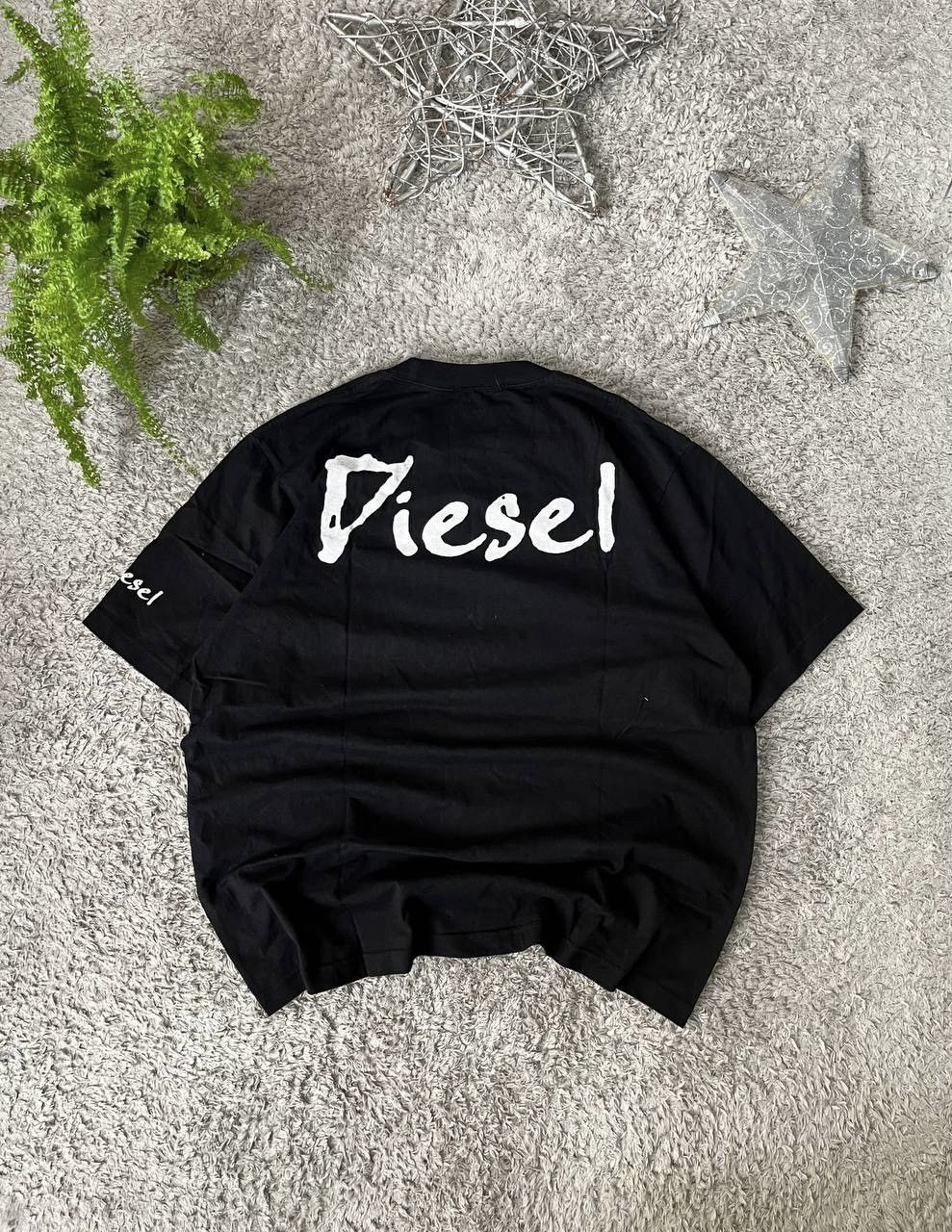 Diesel × Vintage Diesel T-Shirt Streetwear Opium Big Logo Rare Y2k Vintage Size US XL / EU 56 / 4 - 3 Thumbnail