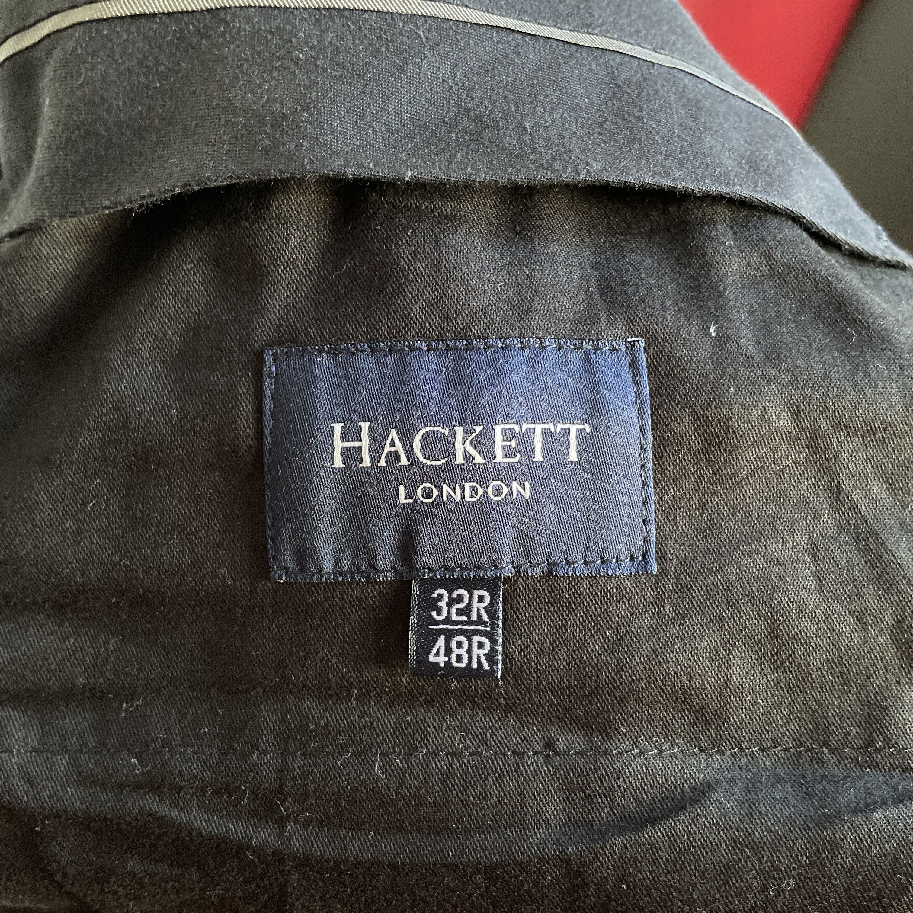 Hackett Hackett Pinhead Charcoal Gray Wool Suit Size EUR48R/UK/US38R Size 38R - 18 Thumbnail