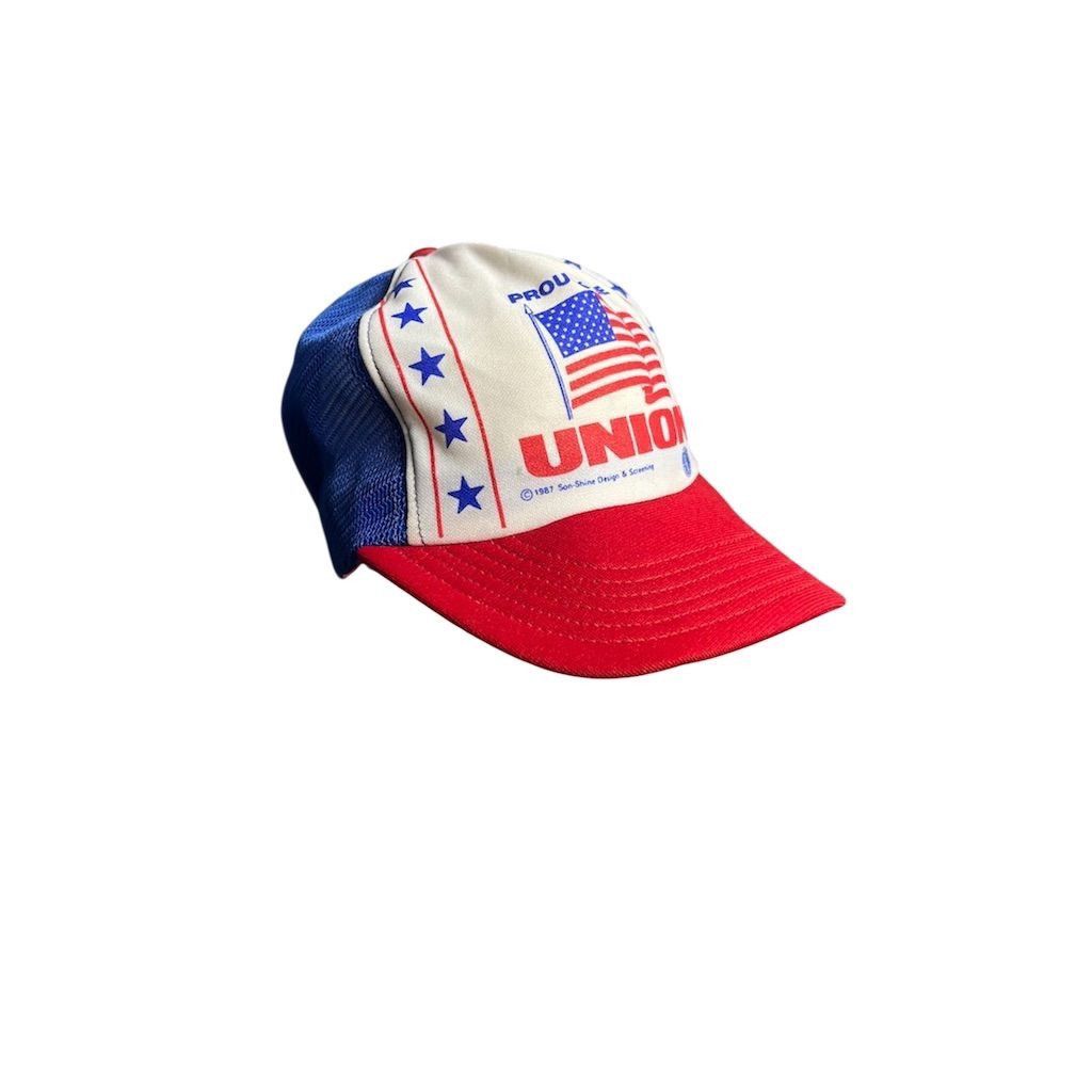 Other 1987 Vintage Railroad Union Trucker Hat Size ONE SIZE - 3 Thumbnail