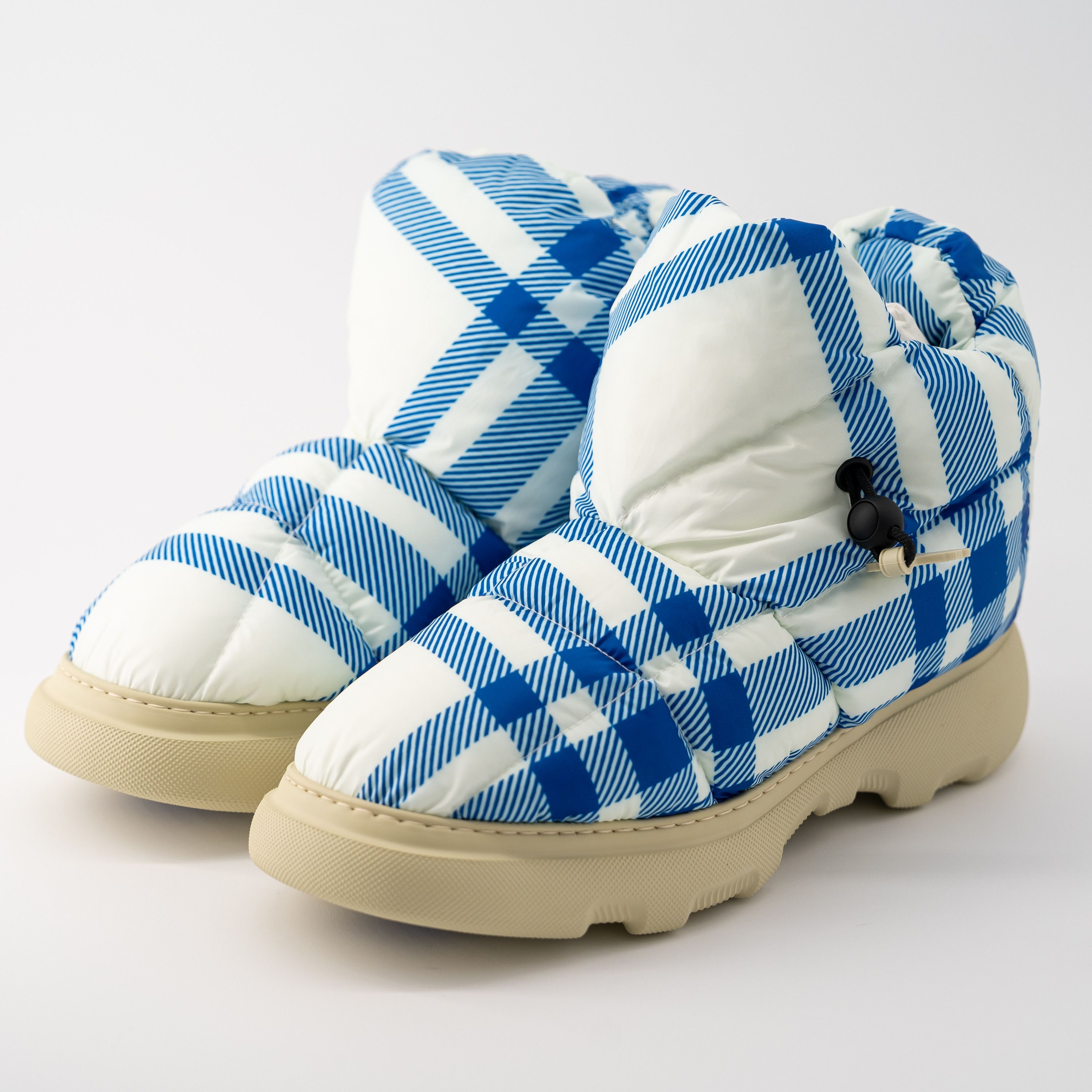小物 Burberry Burberry 44eu 11us Burberry Creeper Lace-Up Boots Blue White