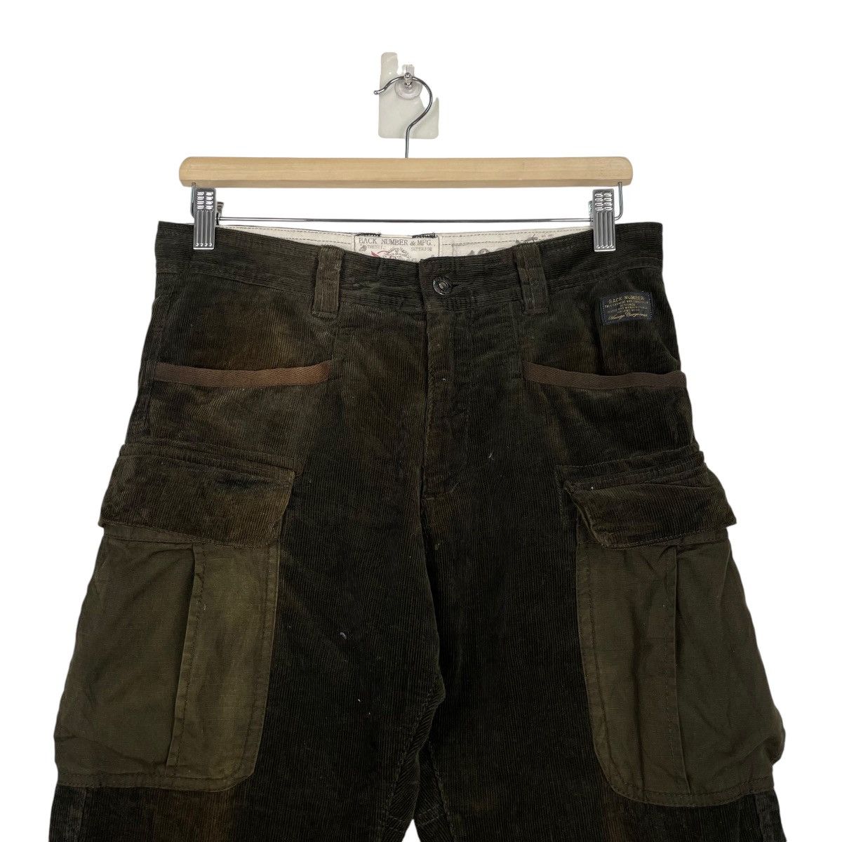 Beauty Beast × Hysteric Glamour × Japanese Brand 💥BACK NUMBER CORDUROY BONDAGE CARGO PANT Size US 30 / EU 46 - 2 Thumbnail