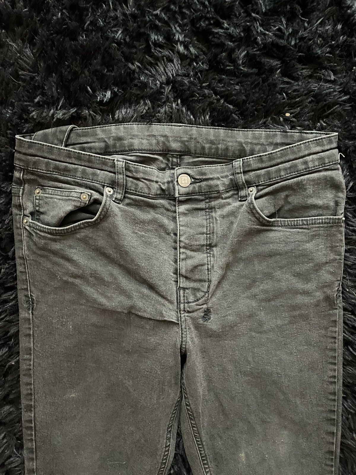 Ksubi Ksubi Washed Black Denim Size US 33 - 2 Thumbnail