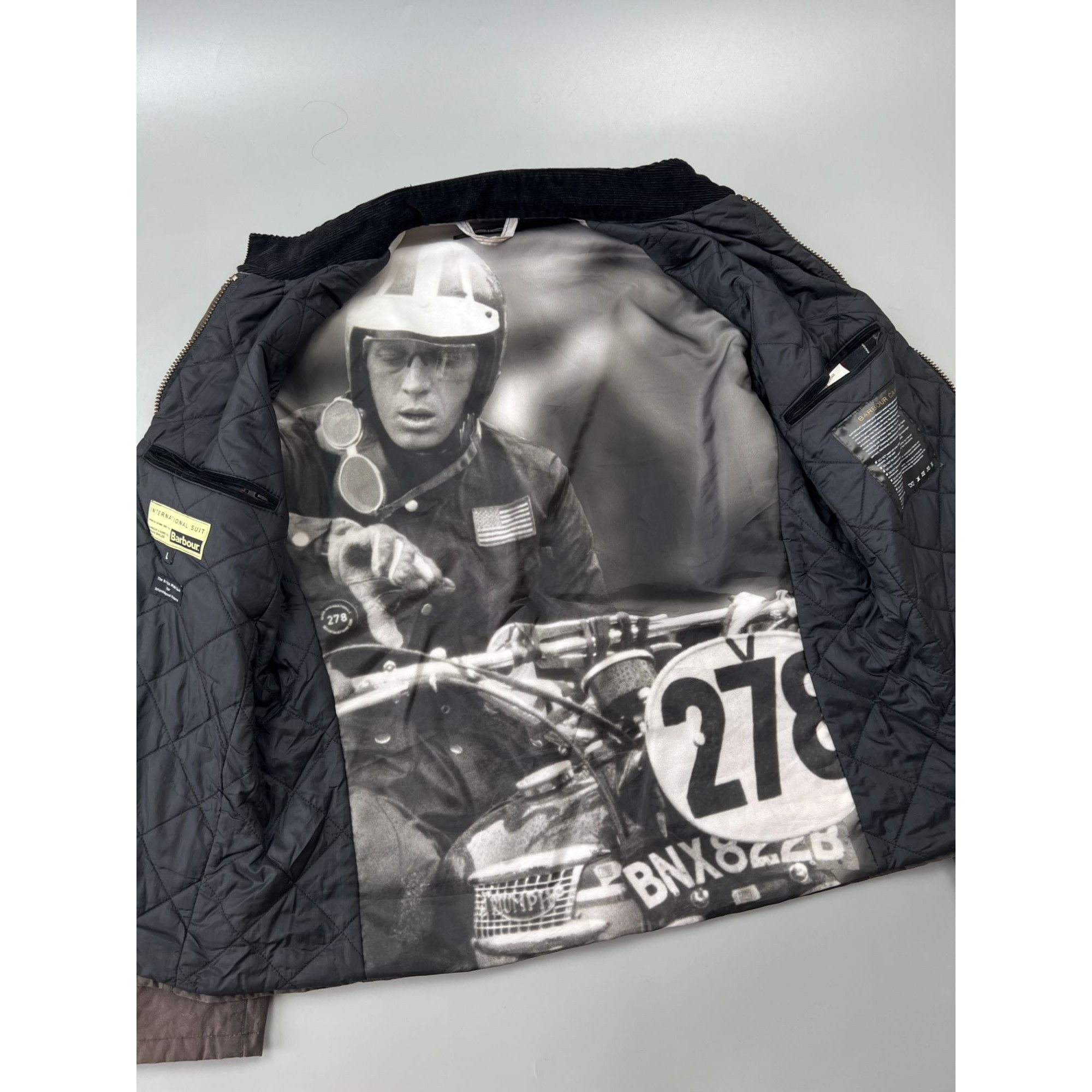 Barbour Men’s Barbour International Greenham Steve McQueen Motorcycl Size US L / EU 52-54 / 3 - 8 Thumbnail