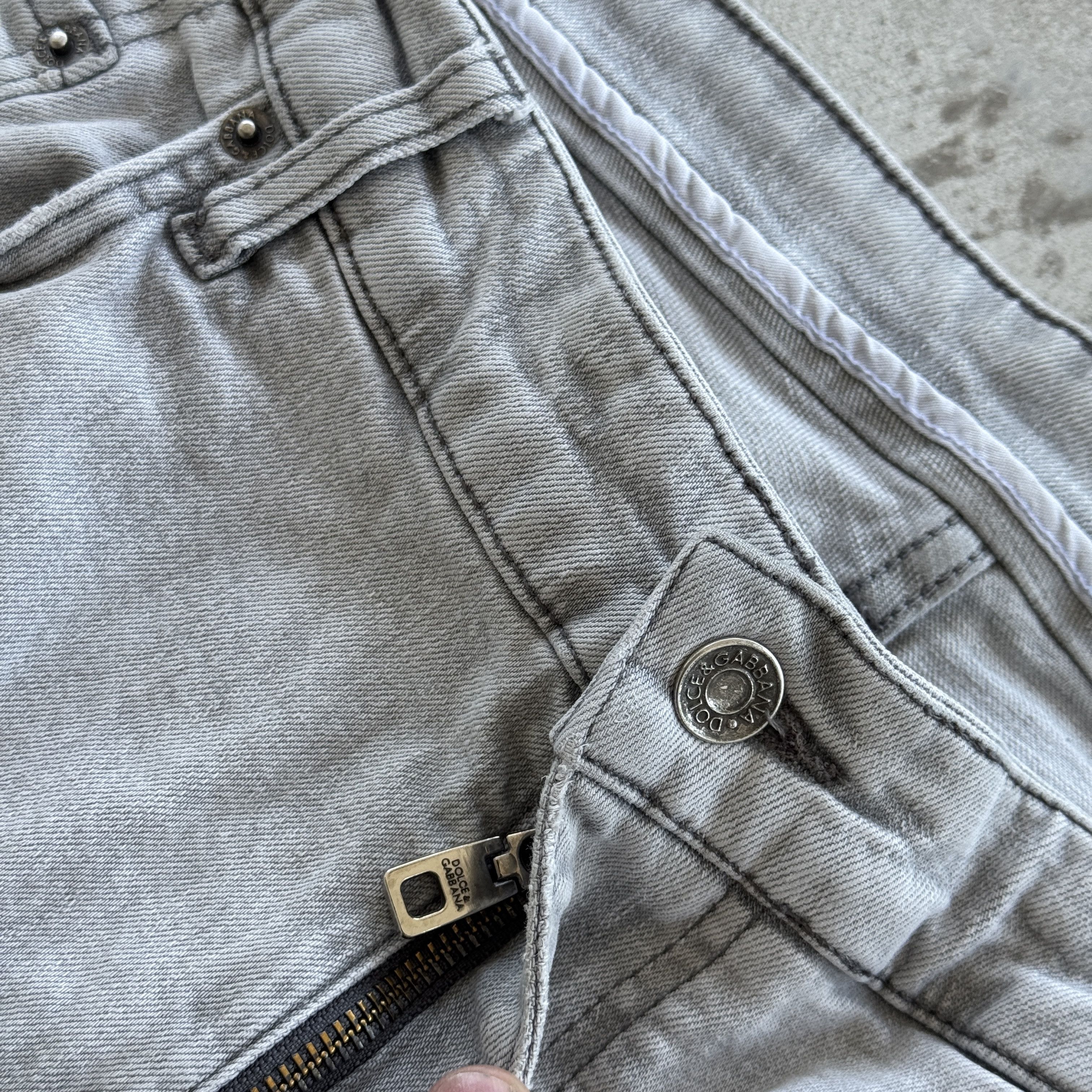 Dolce & Gabbana Dolce Gabbana Grey Denim Stretch Jeans Made In Italy Size 40 Size US 40 / EU 56 - 5 Thumbnail