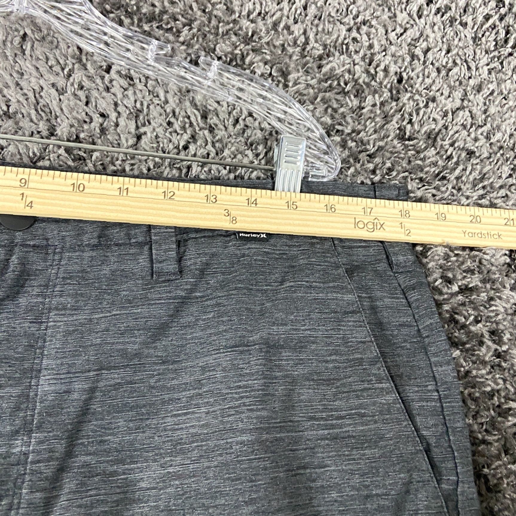 Hurley Hurley Gray Heathered Shorts Men’s 36 Size US 36 / EU 52 - 6 Thumbnail