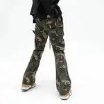 VIBE Camouflage Baggy Cargo Flare Pants Size US 32 / EU 48 - 2 Thumbnail