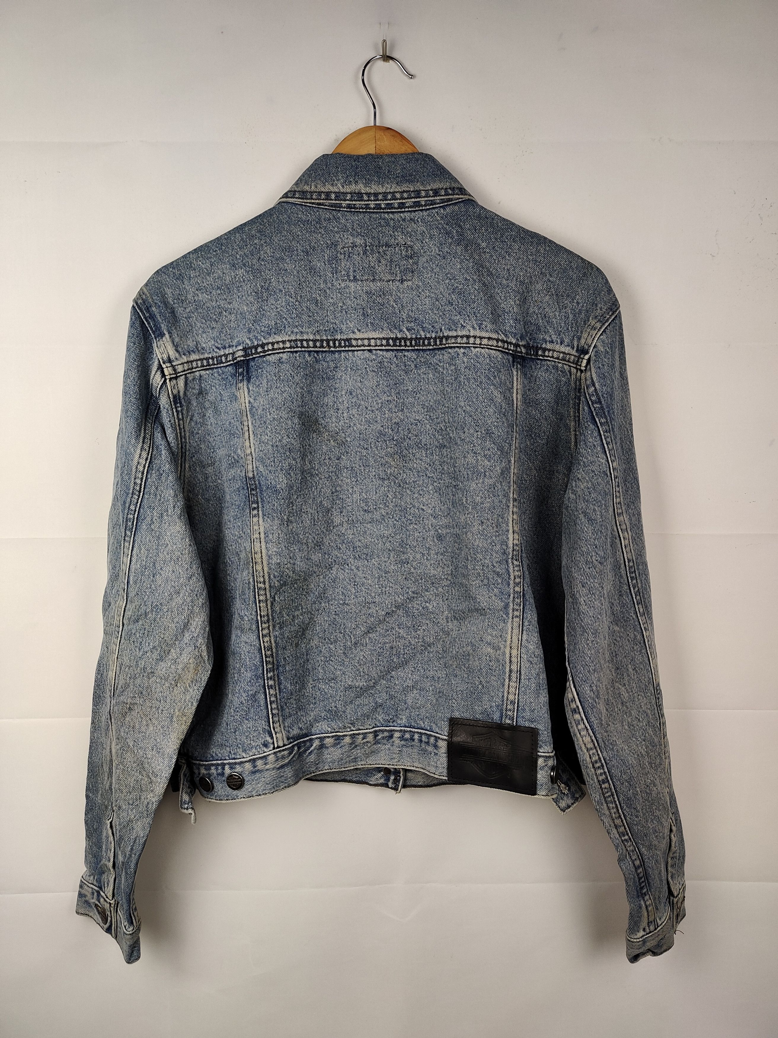 Harley Davidson × Vintage Vintage Harley Davidson Denim Jacket Size US M / EU 48-50 / 2 - 6 Thumbnail