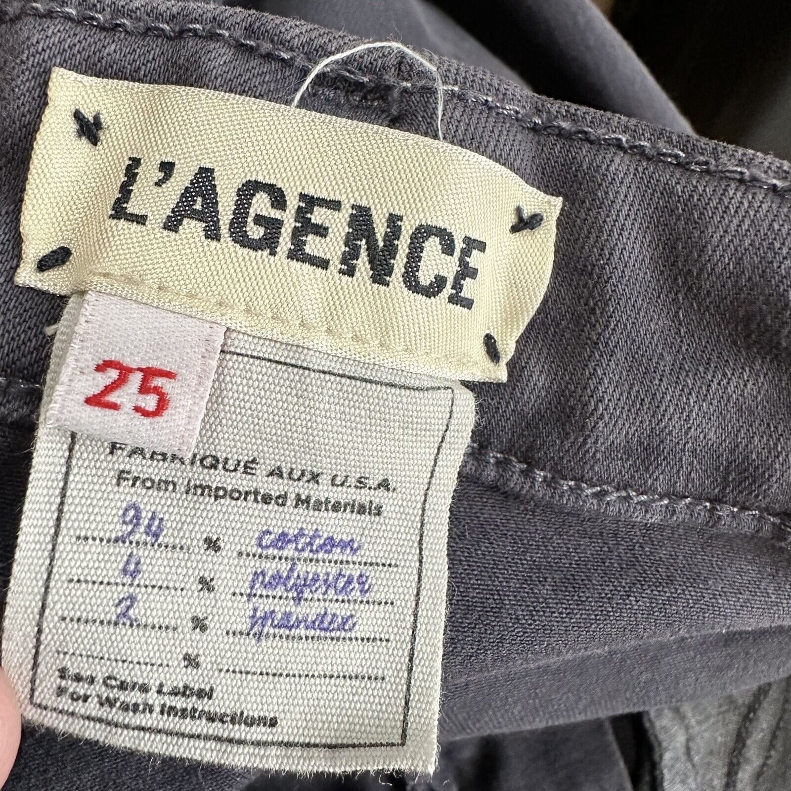 L'AGENCE L'Agence Margot Skinny High Rise Stingray Jeans Size 25 Size 25" / US 0 / IT 36 - 3 Thumbnail