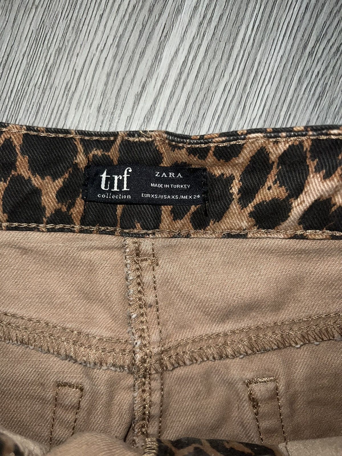 Seditionaries Zara leopard distressed mini skirt 🐆 Size 26" / US 2 / IT 38 - 5 Thumbnail
