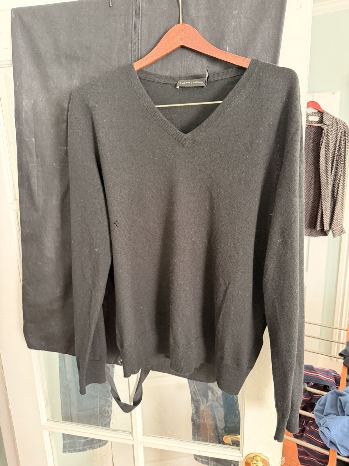 Ralph Lauren Black Label Ralph Lauren Black Label V Neck Cashmere Size US L / EU 52-54 / 3 - 1 Thumbnail