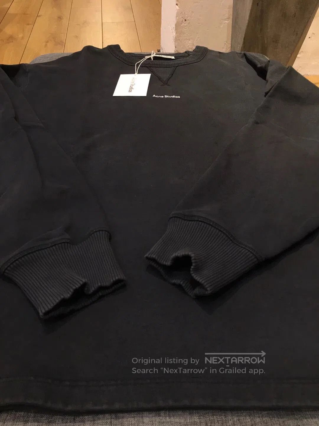 Acne Studios acne studios logo sweatshirt with tag. Size US M / EU 48-50 / 2 - 3 Thumbnail