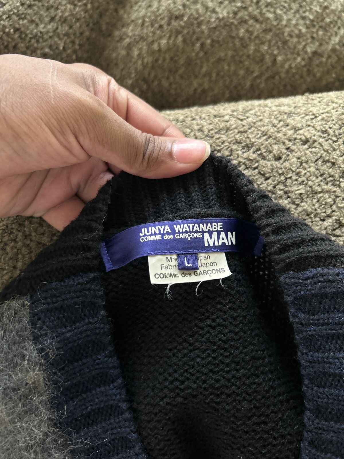 Comme des Garcons Homme Plus Rare Junya Watanabe MAN by Comme des Garçons mohair sweater Size US M / EU 48-50 / 2 - 10 Thumbnail