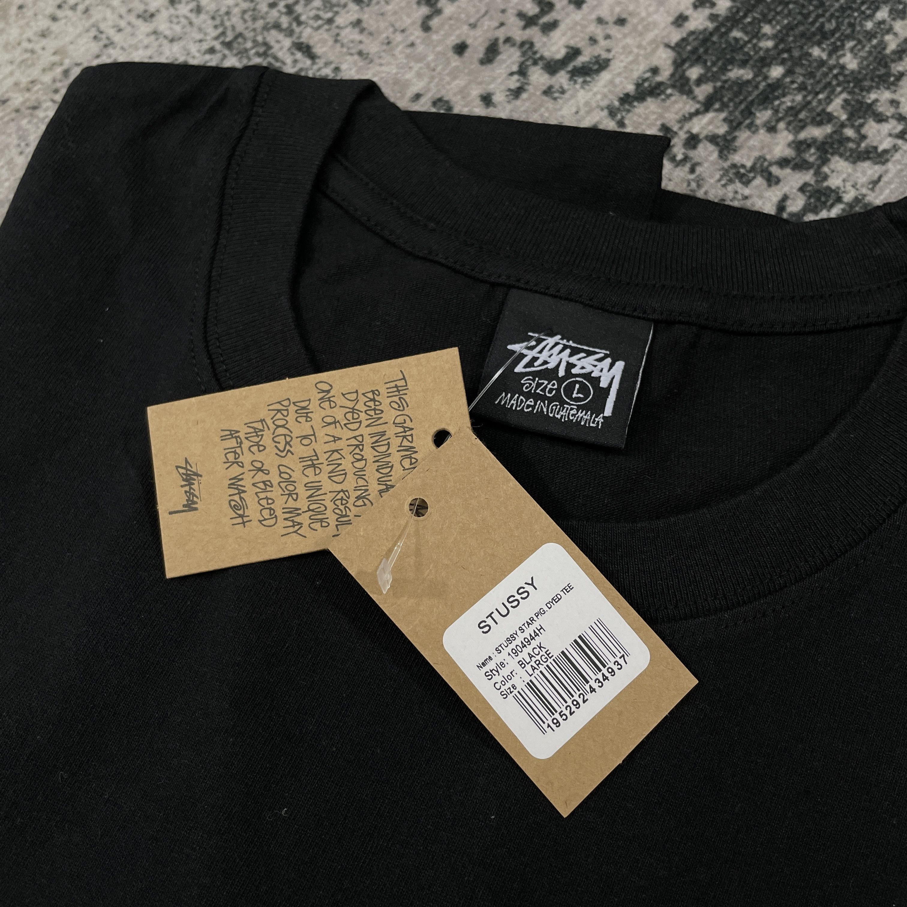 Stussy Stussy Star Tee Black Size US L / EU 52-54 / 3 - 5 Thumbnail