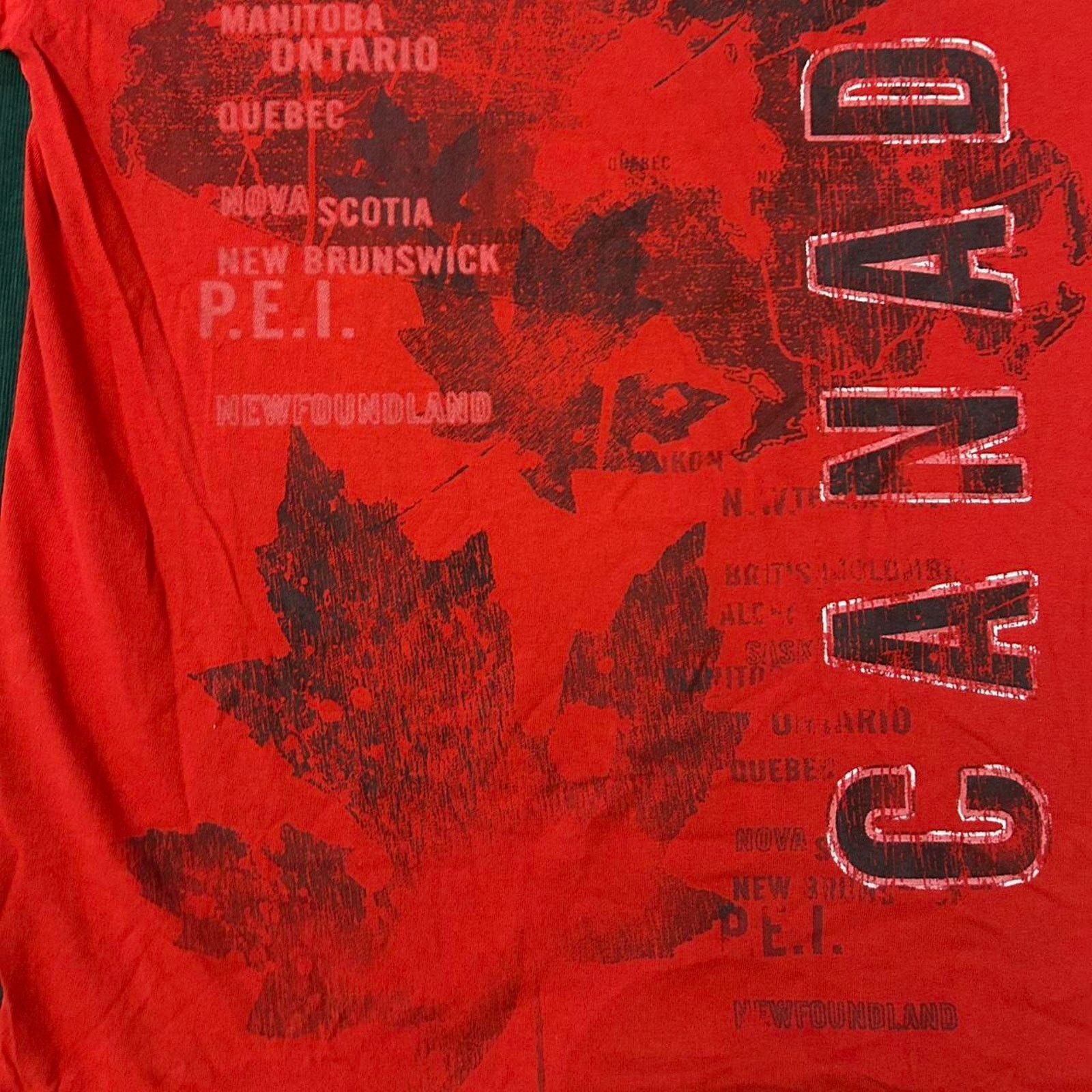 AAA Rare y2k canada graphic tee Size US L / EU 52-54 / 3 - 4 Thumbnail