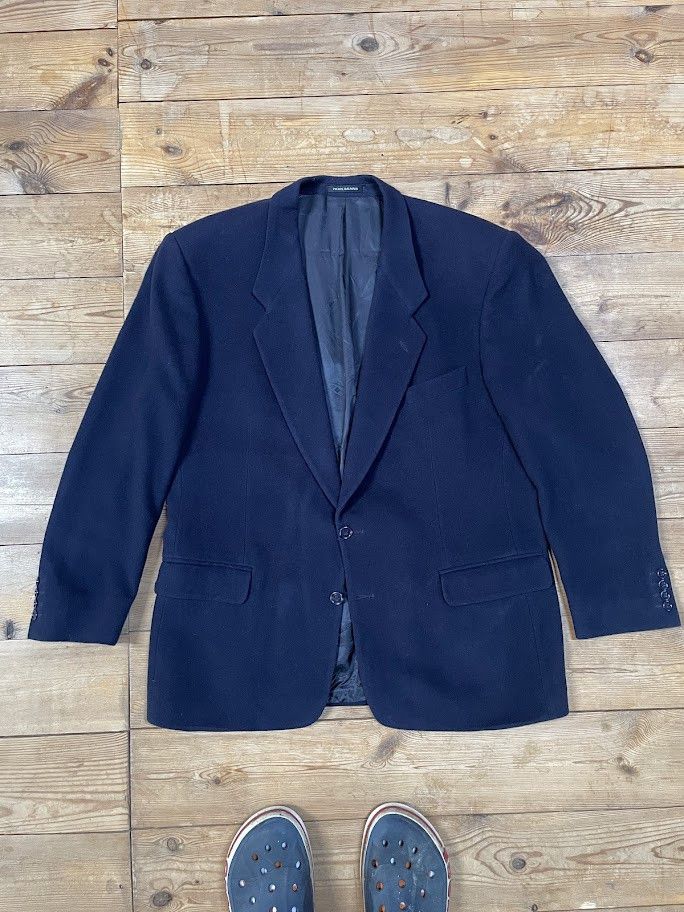 Pierre Balmain Pierre Balmain Vintage Blazer cashmere & wool Size 54R - 1 Thumbnail