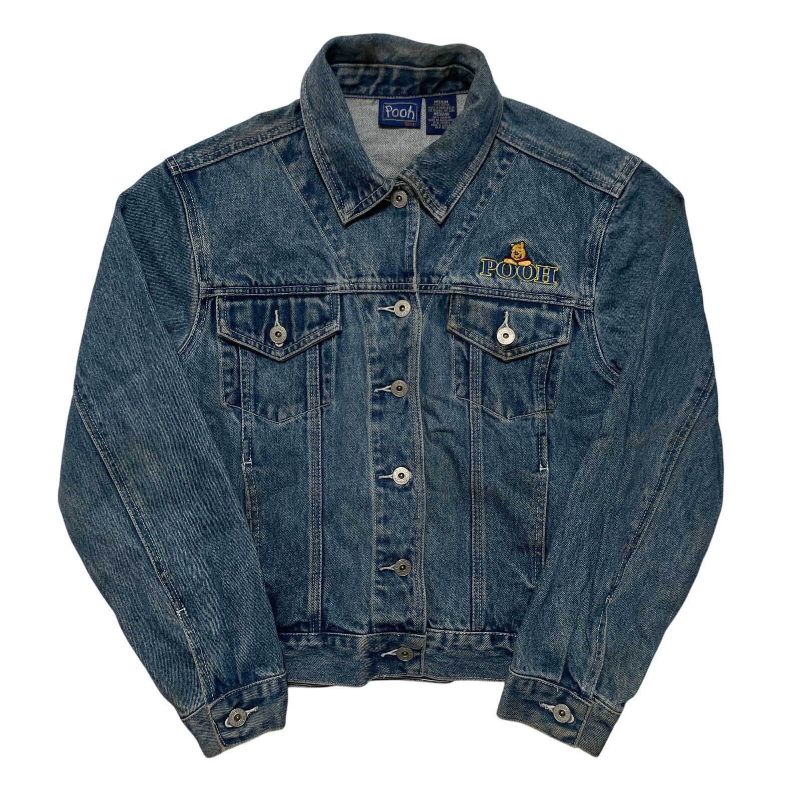 Disney VTG 90's Disney Winnie The Pooh Embroidered Trucker Jacket M Size M / US 6-8 / IT 42-44 - 1 Thumbnail