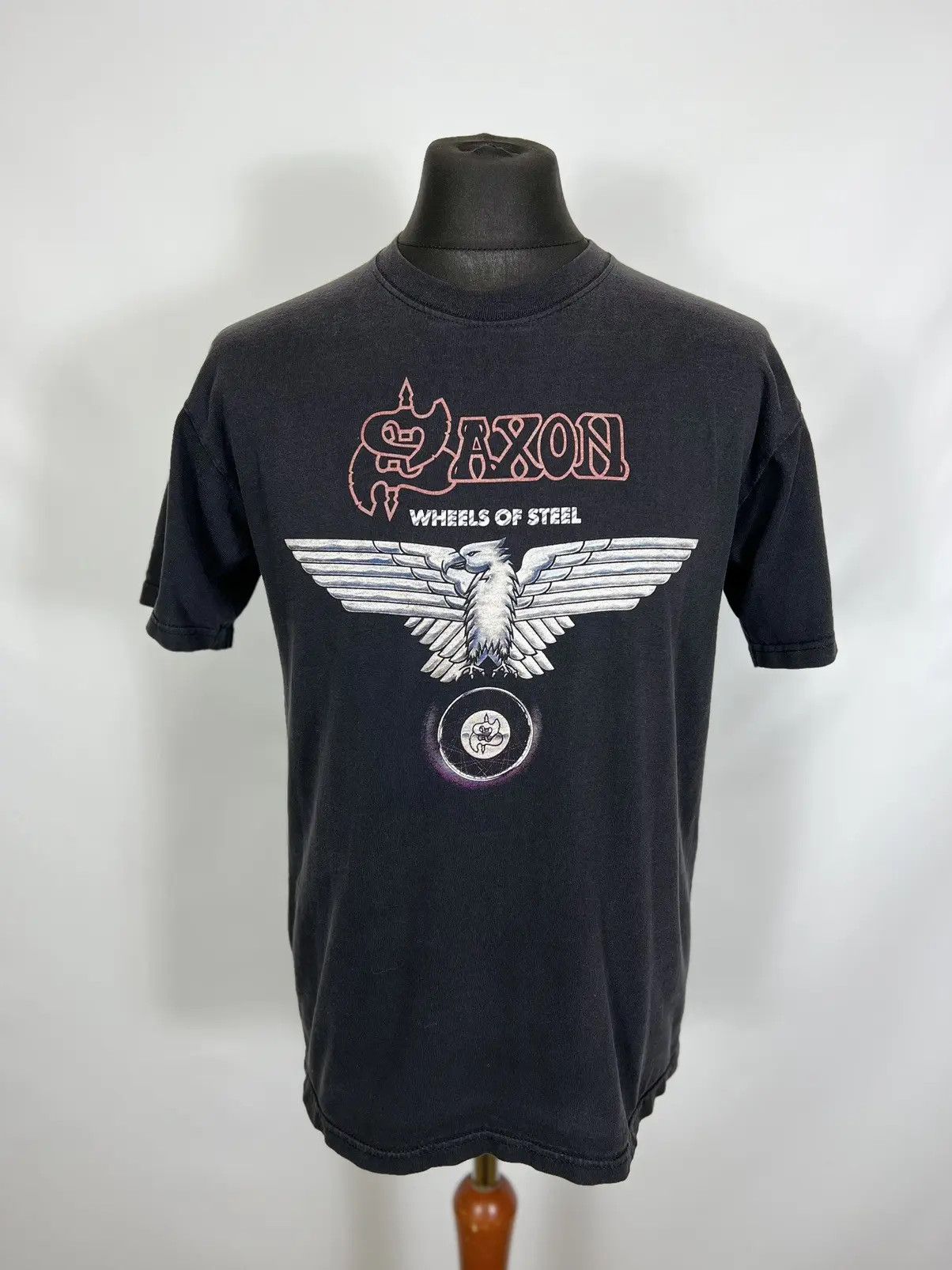 Band Tees × Vintage Vintage Saxon rock tee Size US M / EU 48-50 / 2 - 1 Thumbnail