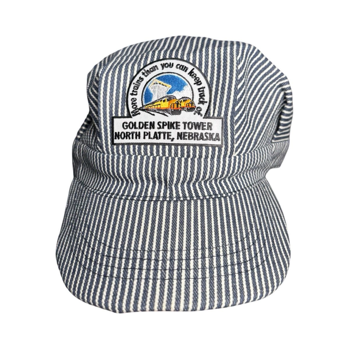 Other Vintage Hickory Stripe Engineer Conductor SnapBack Hat Size ONE SIZE - 2 Thumbnail