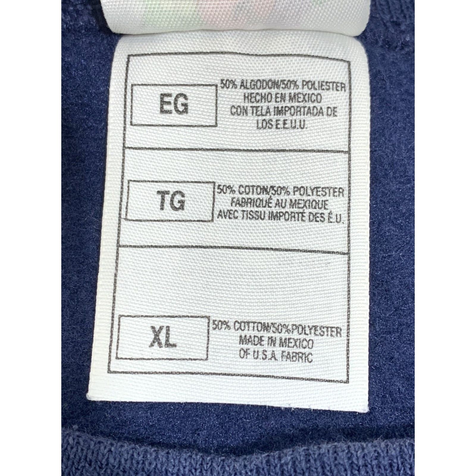Fruit Of The Loom Fruit of the Loom 2004 Washington DC Sweater 535 XL Blue Fleece Crew Neck Logo Sweatshirt Pullover Unisex Adults Graphic Print American Theme Size US XL / EU 56 / 4 - 7 Thumbnail