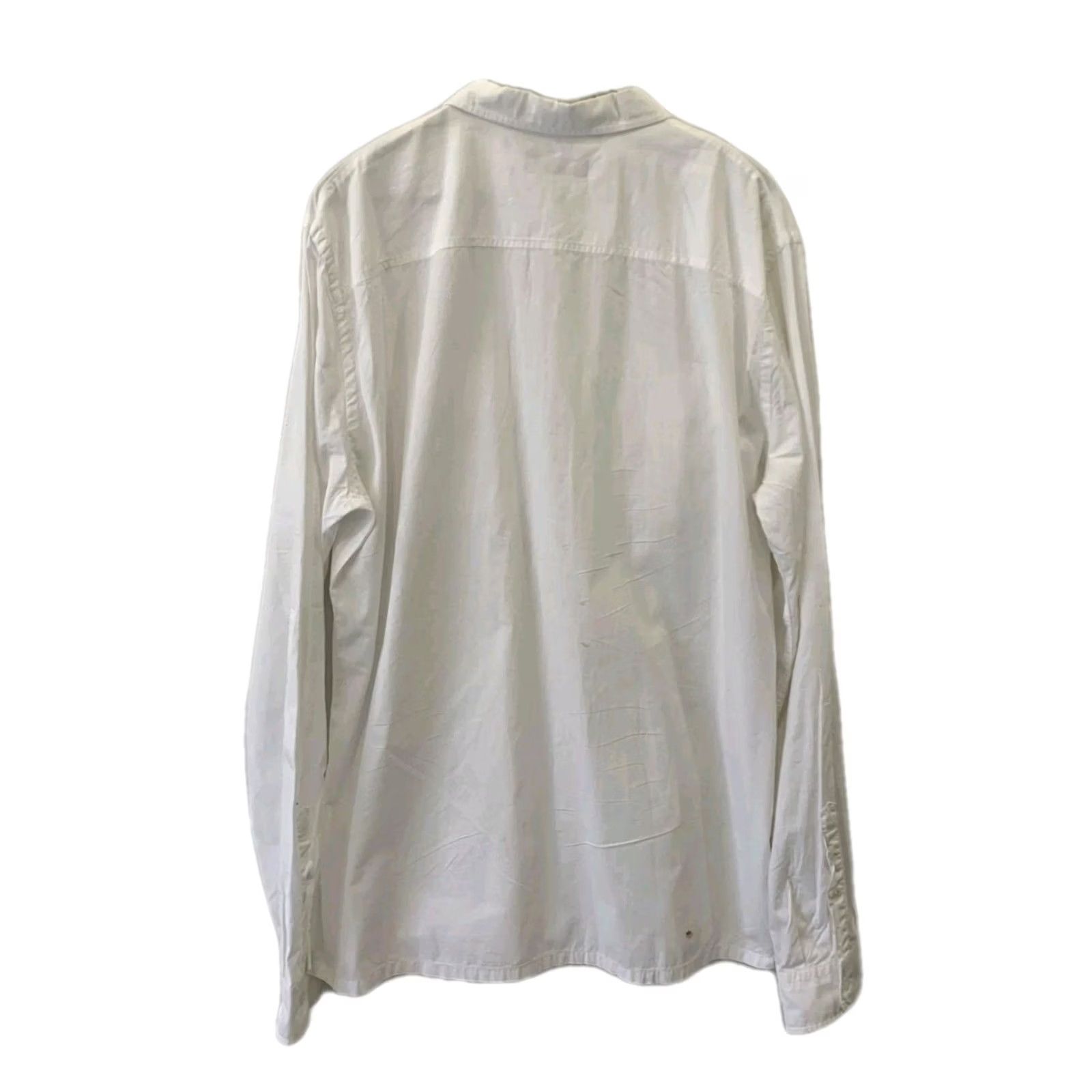 Dolce & Gabbana Dolce&Gabbana White Military Safari Shirt XL Mens Long Sleeve Button-Up Italy Made Size US XL / EU 56 / 4 - 2 Thumbnail