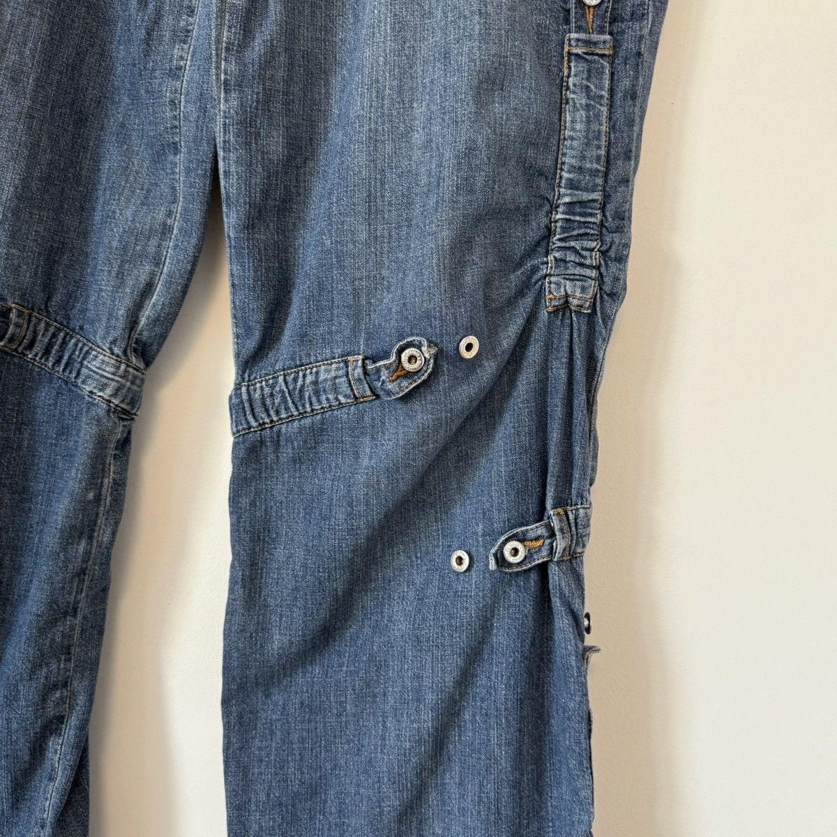 Dolce & Gabbana Vtg Dolce & Gabbana SS2004 Bondage Rave Baggy Jeans Archival Size US 36 / EU 52 - 7 Thumbnail