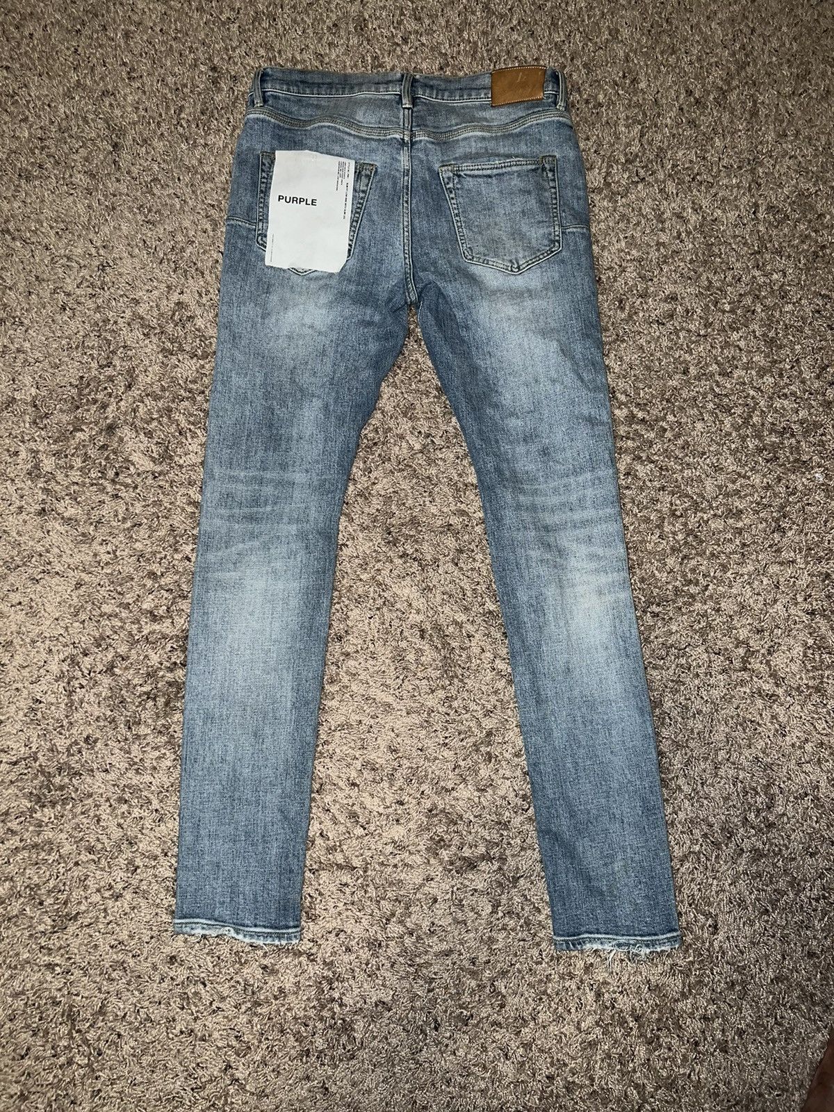 Purple Brand Purple Brand P001 Light Indigo Plain Vintage Size US 31 - 2 Thumbnail