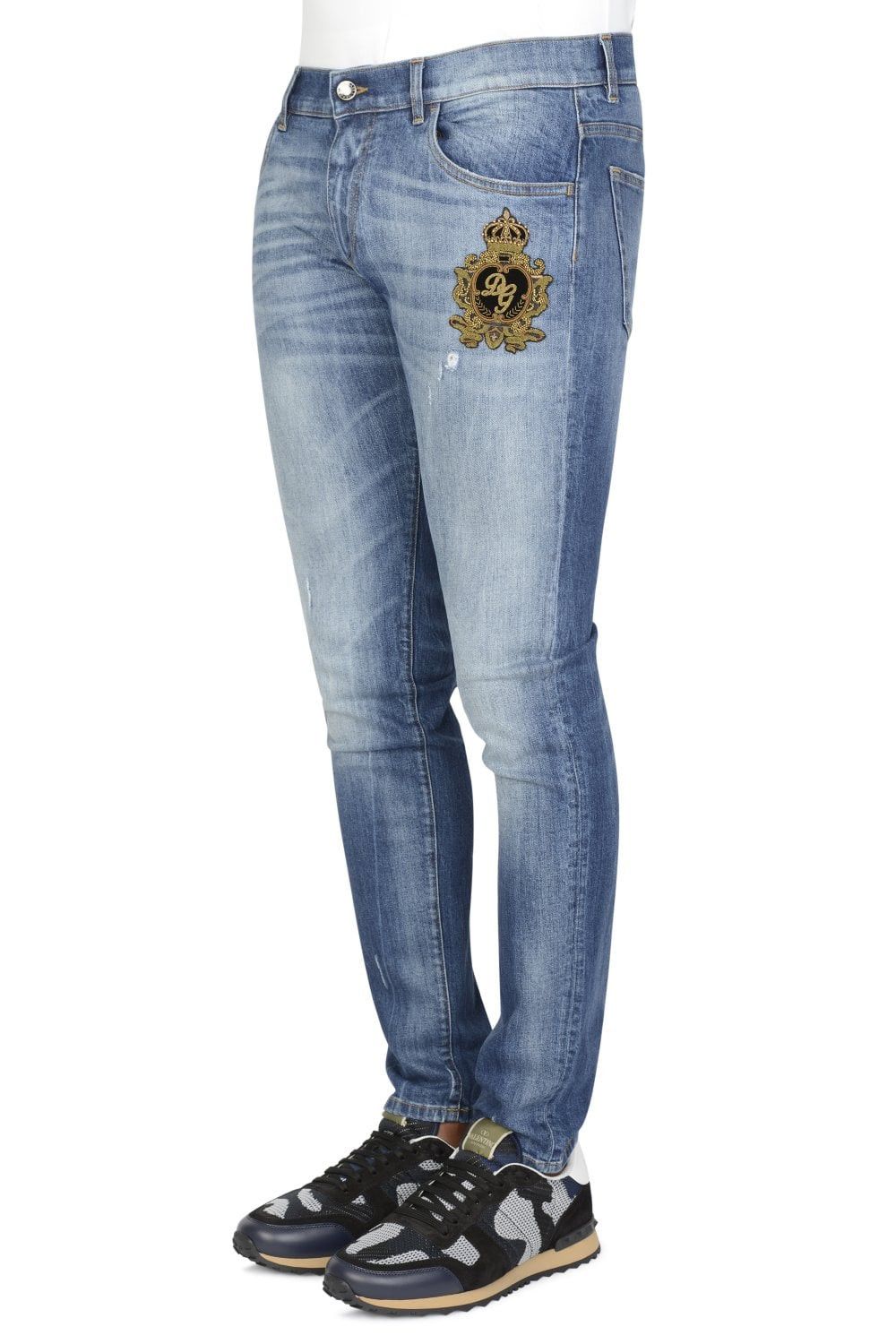 Dolce & Gabbana o1y0125 Logo Jeans in Blue Size US 42 / EU 58 - 6 Thumbnail