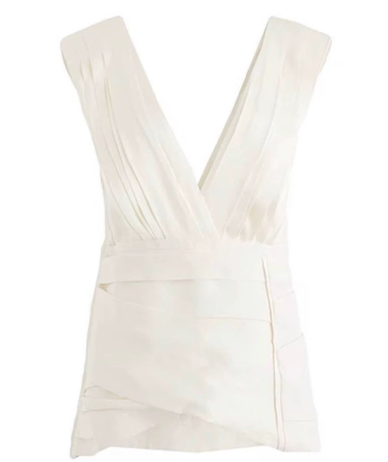 Jil Sander Jil Sander Silk pleated vest top Size 4XL / US 24-26 - 6 Thumbnail