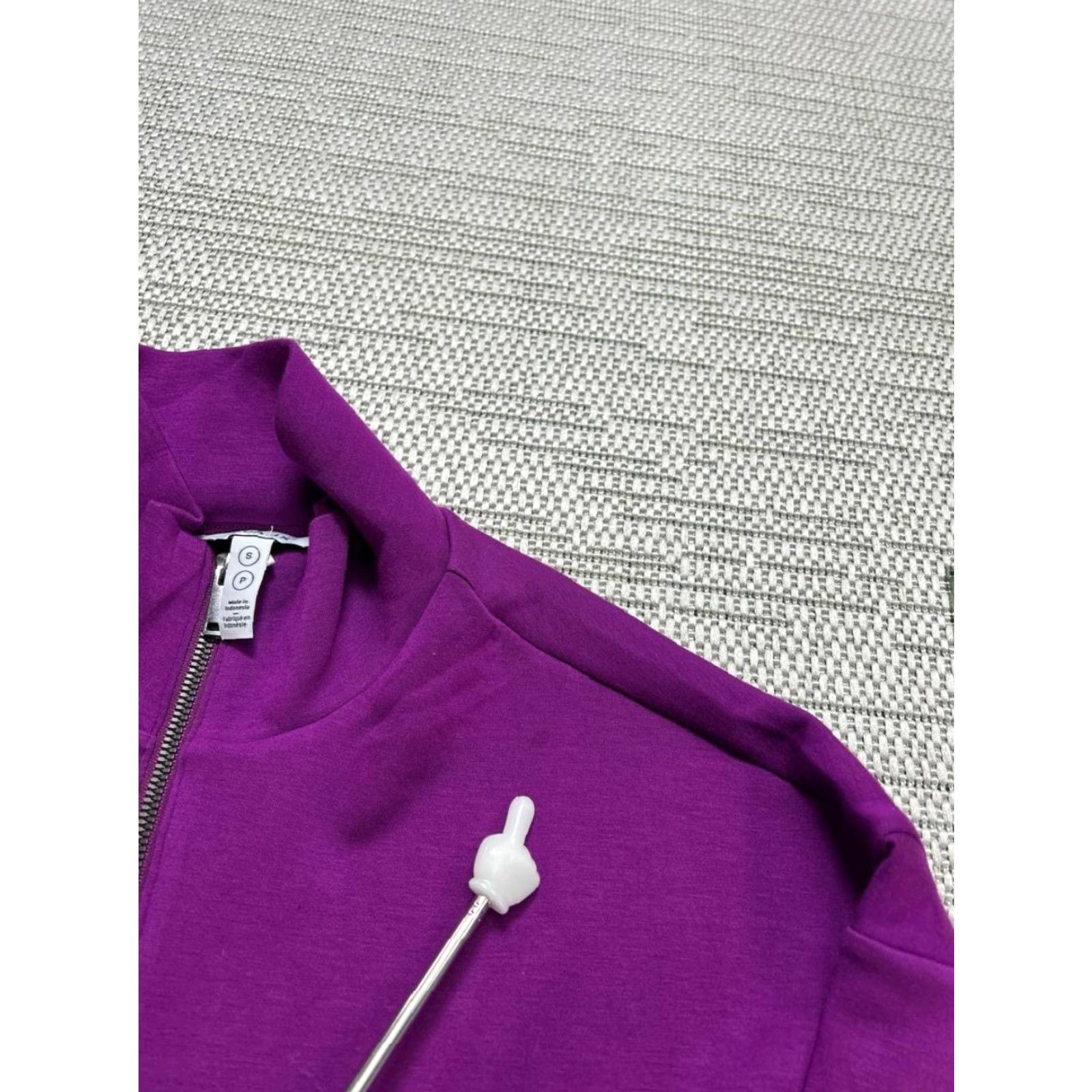 Spanx Spanx Jacket Womens Small Purple Running Full Zip Size S / US 4 / IT 40 - 6 Thumbnail